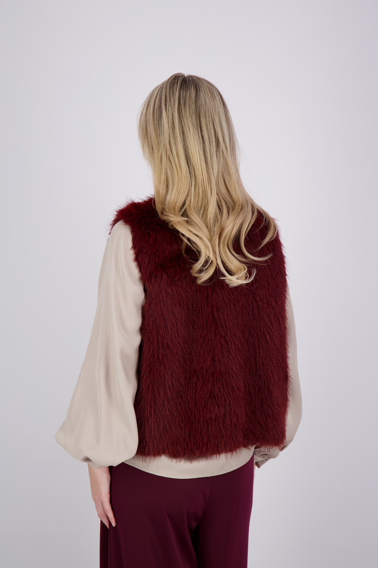 Vive La Femme Vest Dani Bordeaux Rood dames