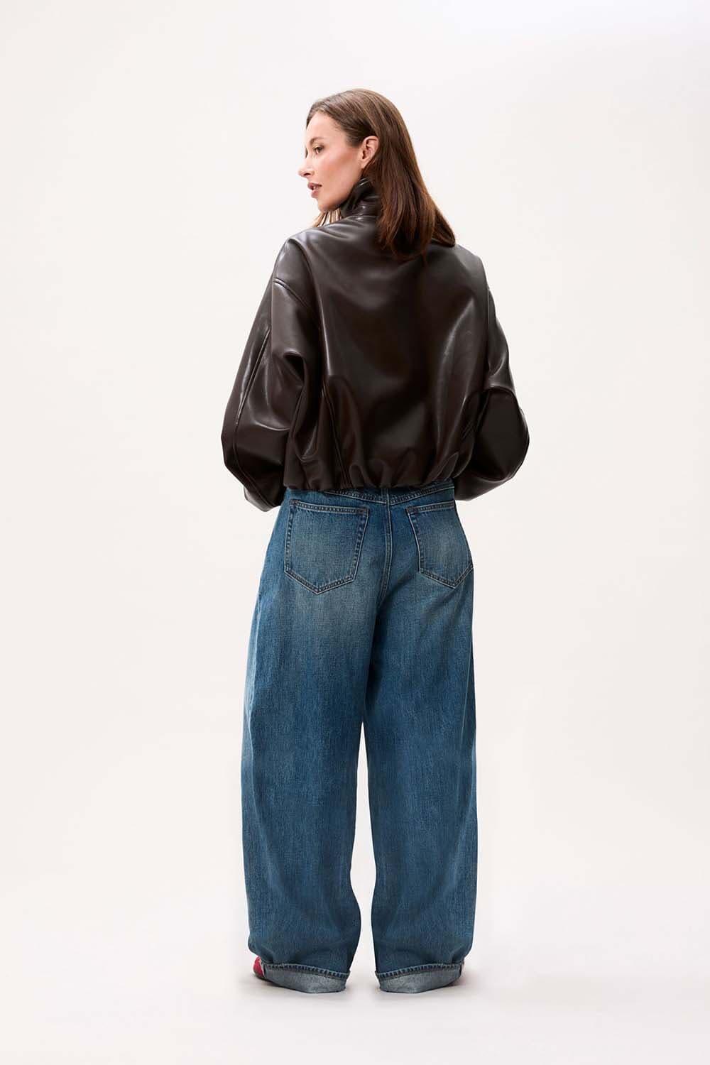 Catwalk Junkie Vegan Leren Jas Bruin dames