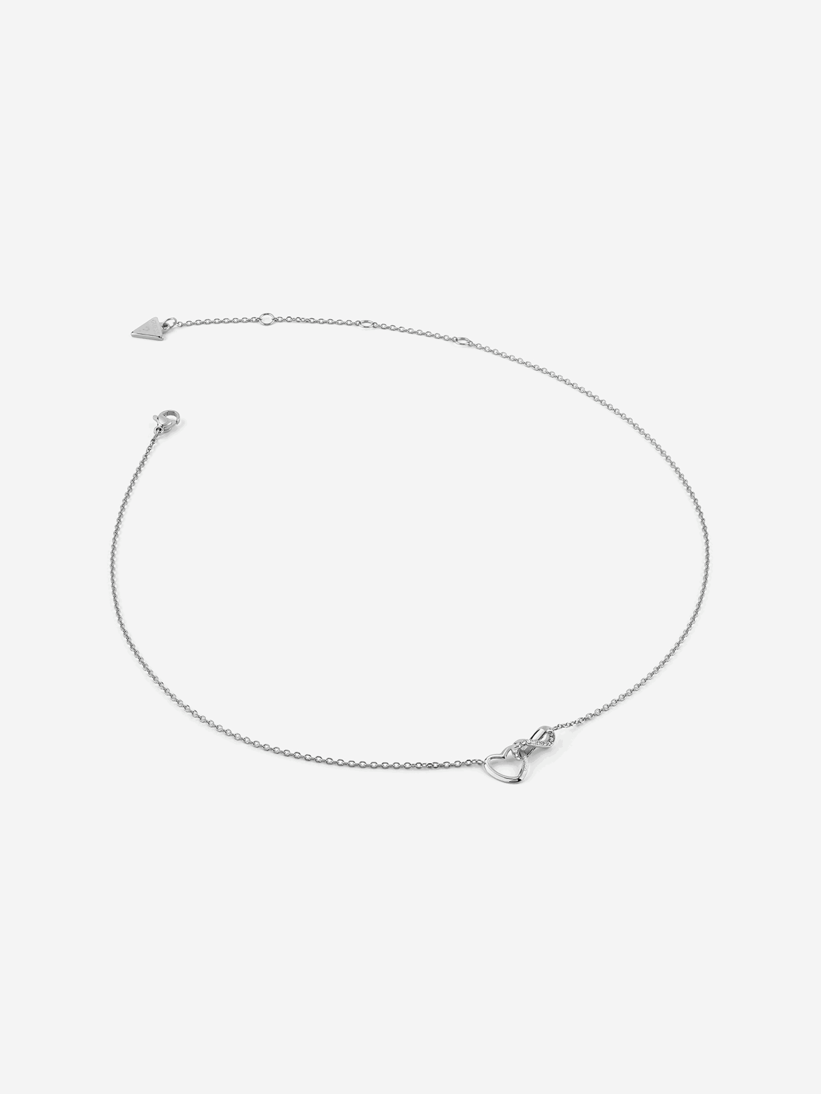 Guess Ketting Iconique in zilver