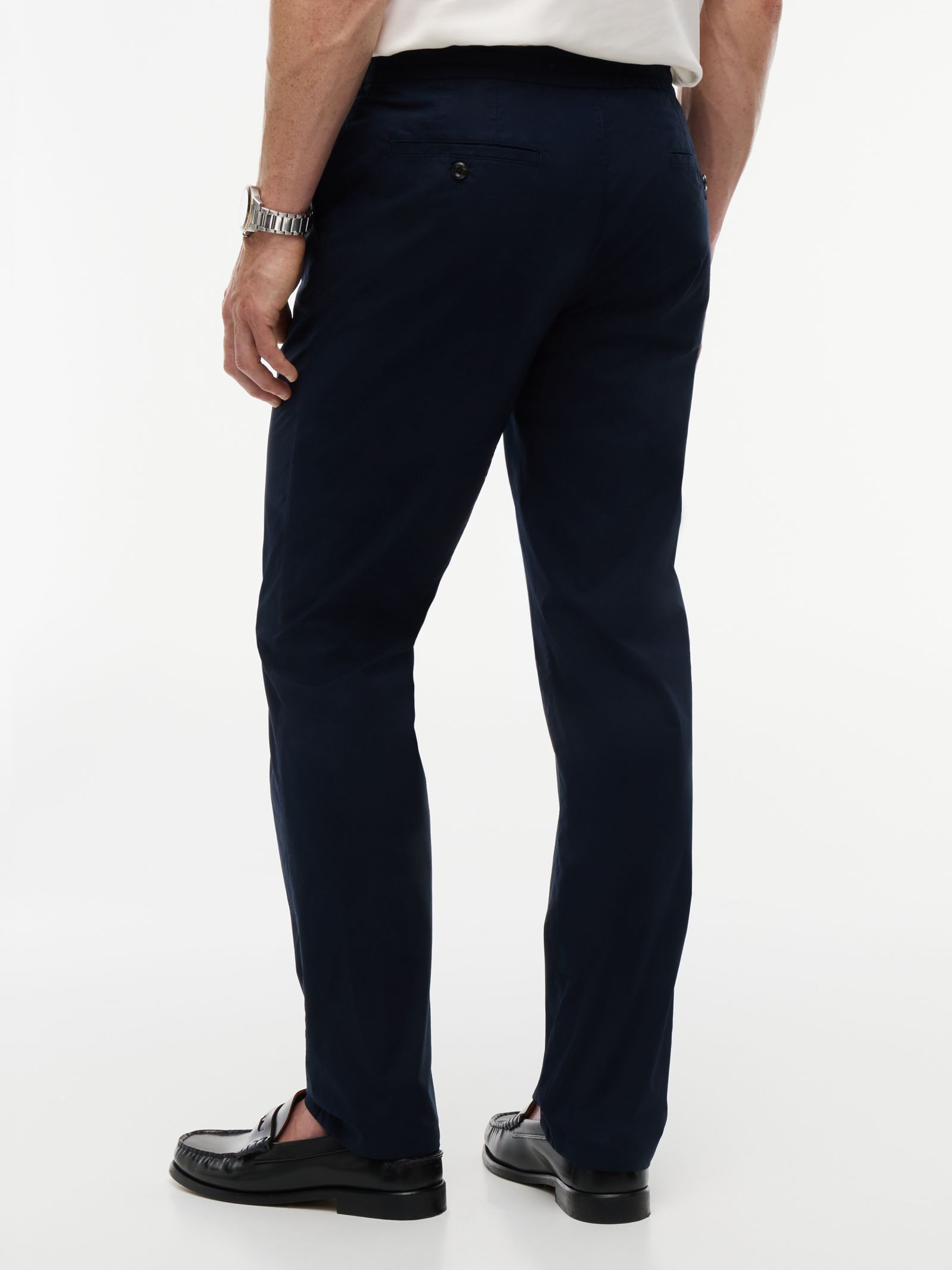 Tommy Hilfiger Denton lichtgewicht slim straight chino in marine