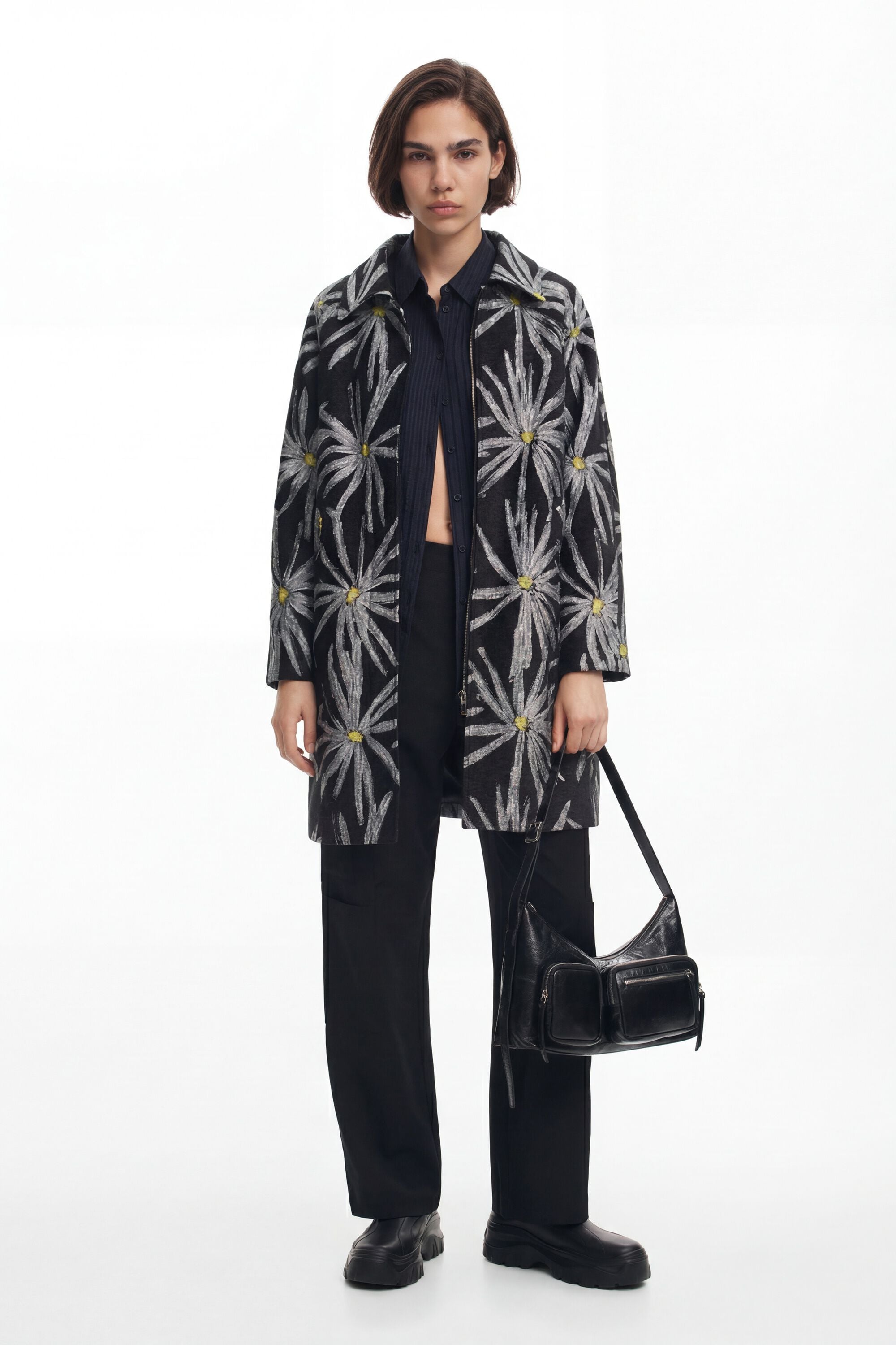 Desigual Jas met madeliefjesprint
