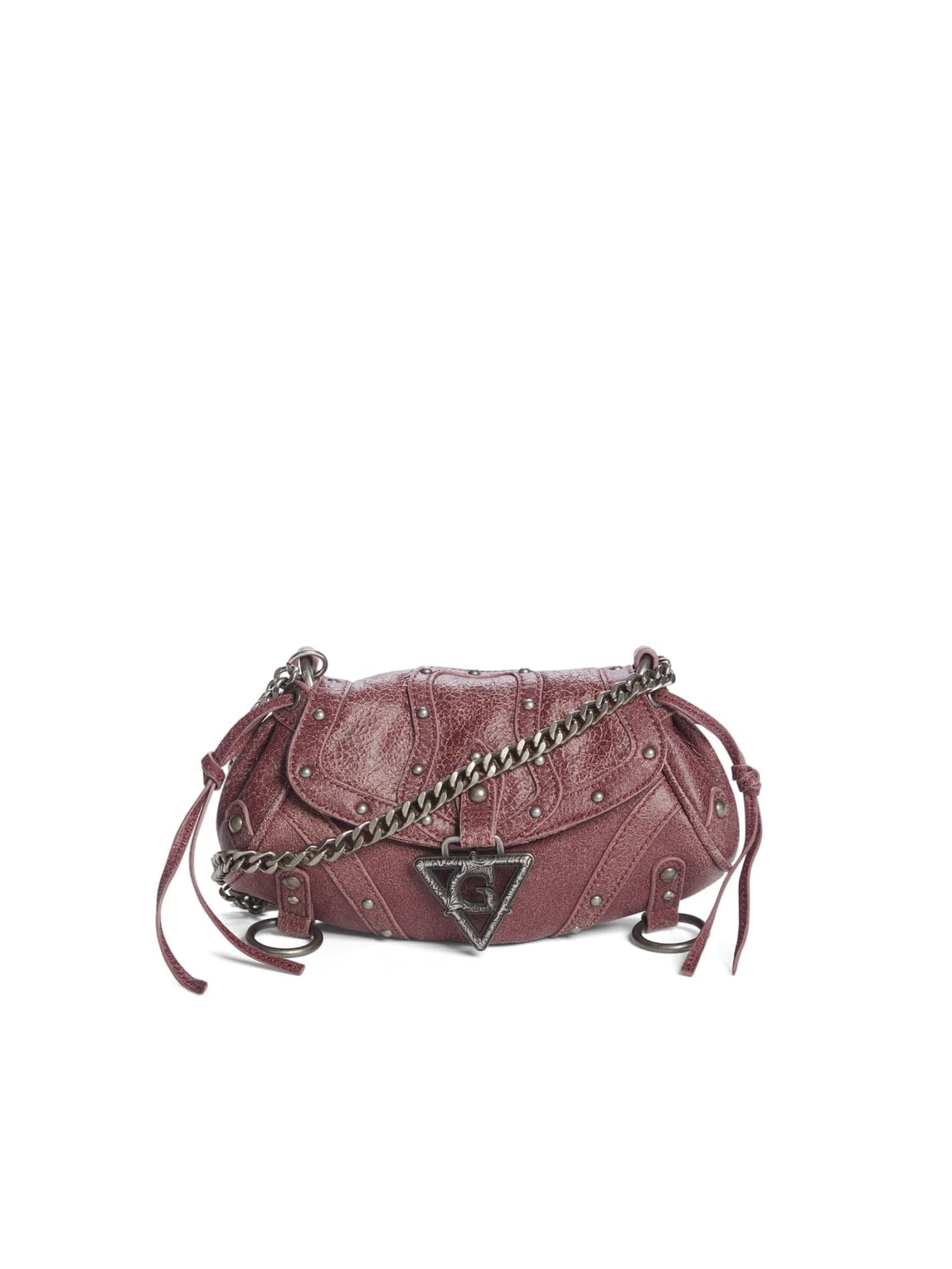 Guess Tas Van Echt Leer in rood