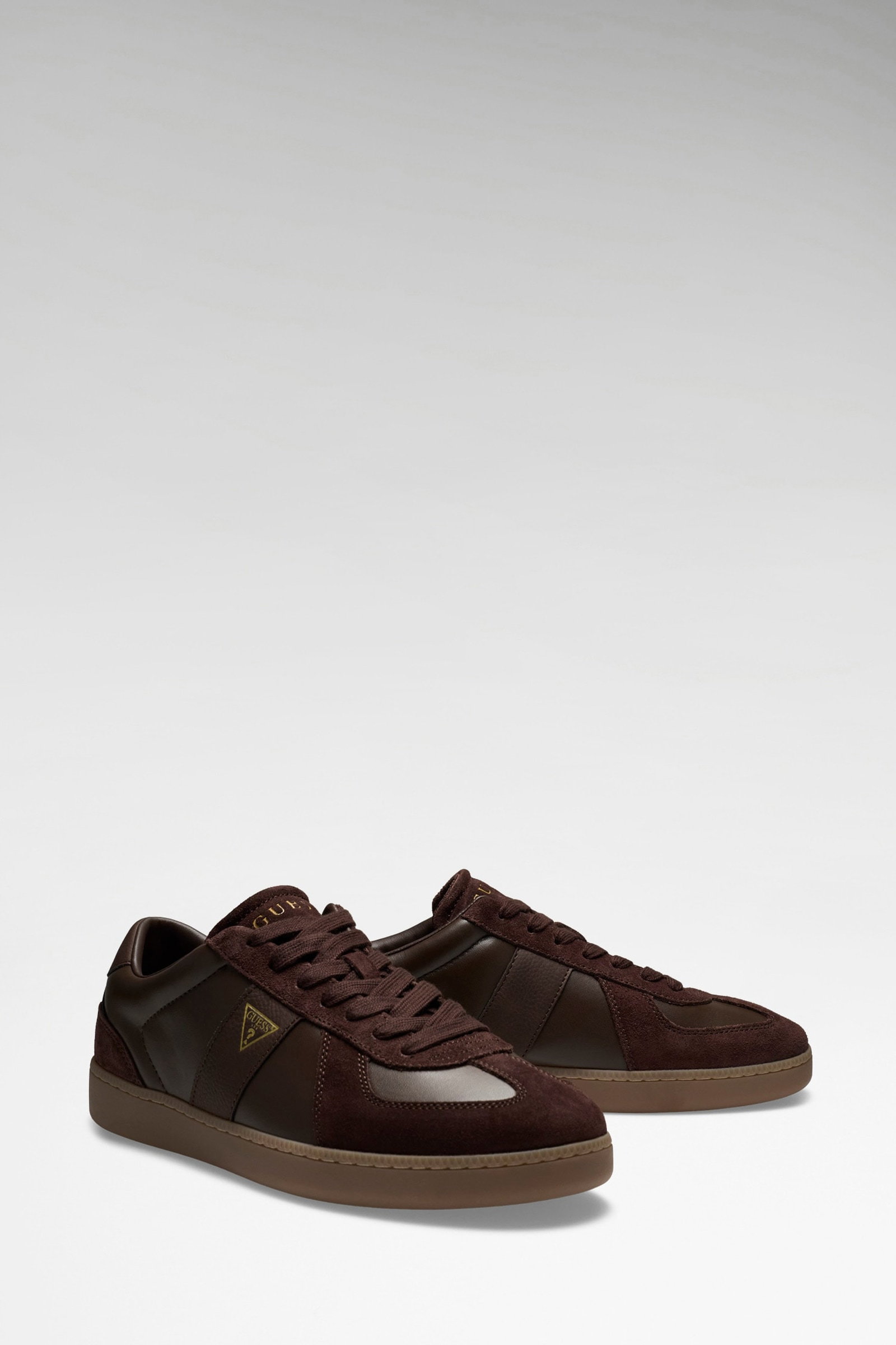 Guess Dravos Sneakers Van Imitatieleer in bruin