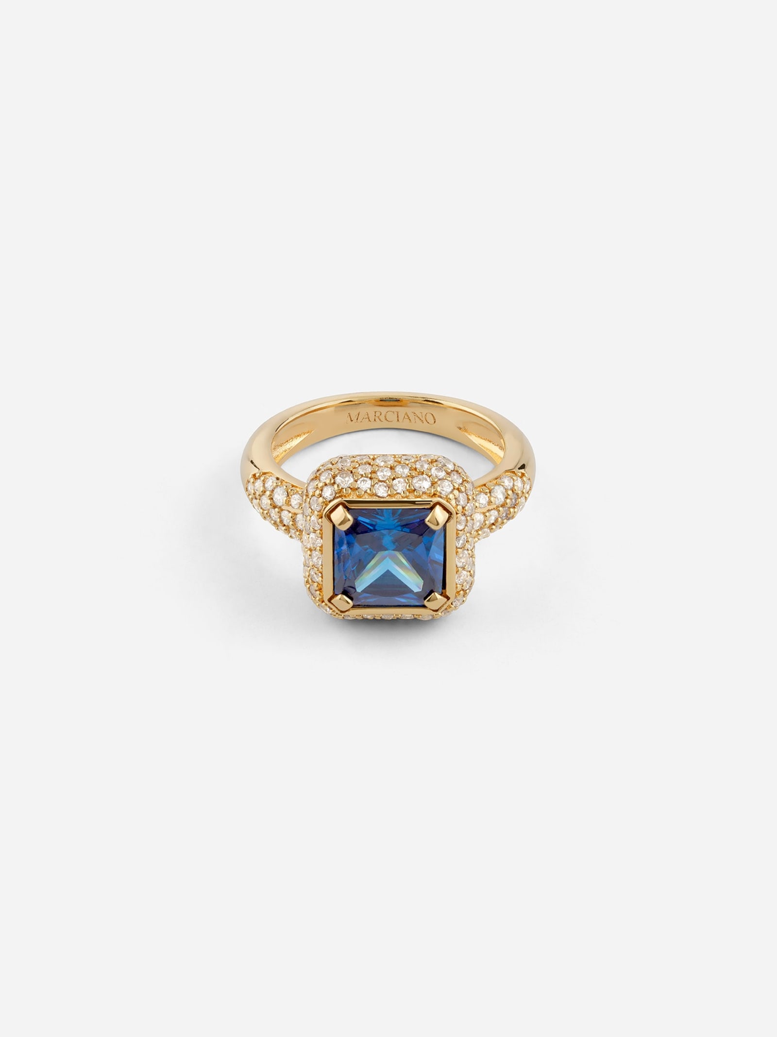 Guess Marciano Ring Stone in goud