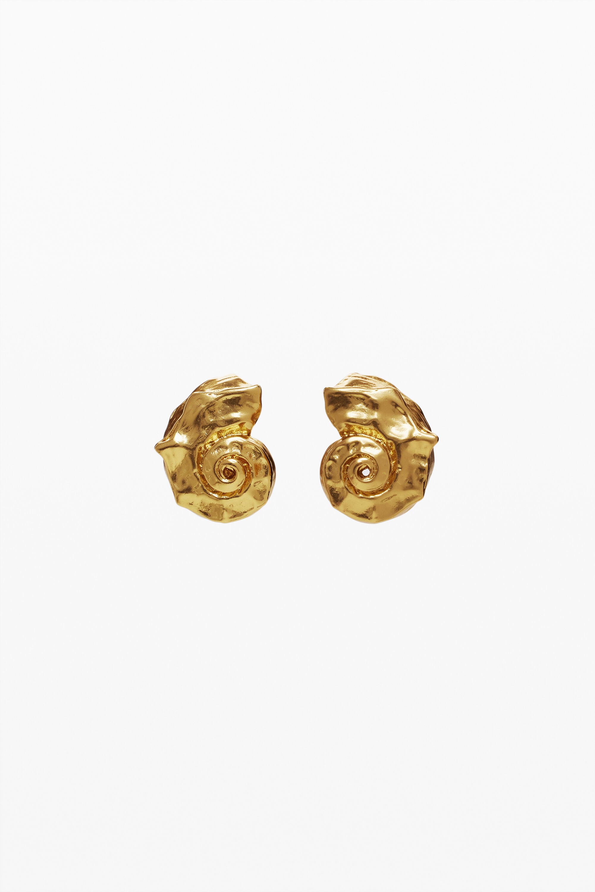 Desigual Oorbellen schelp verguld Zalio in goud