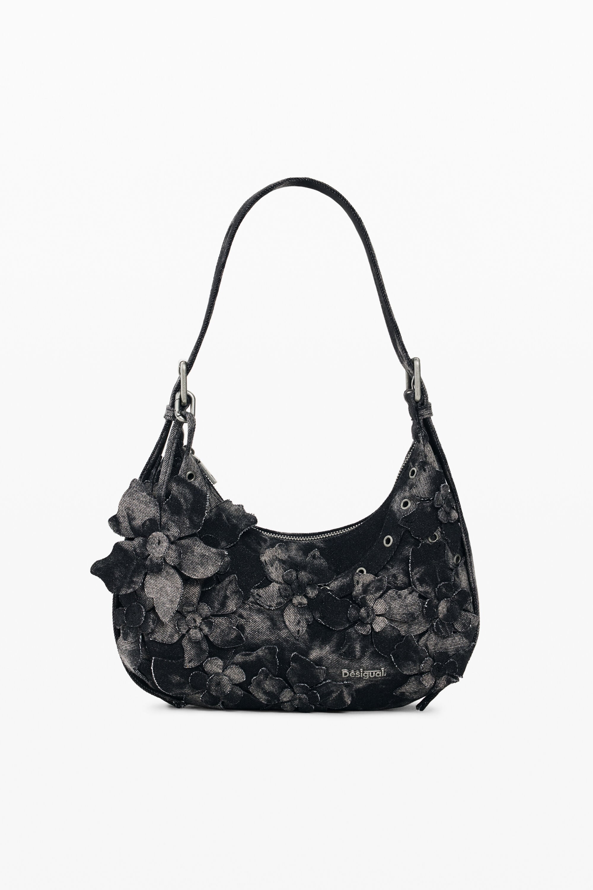 Desigual Kleine bedrukte tas in zwart