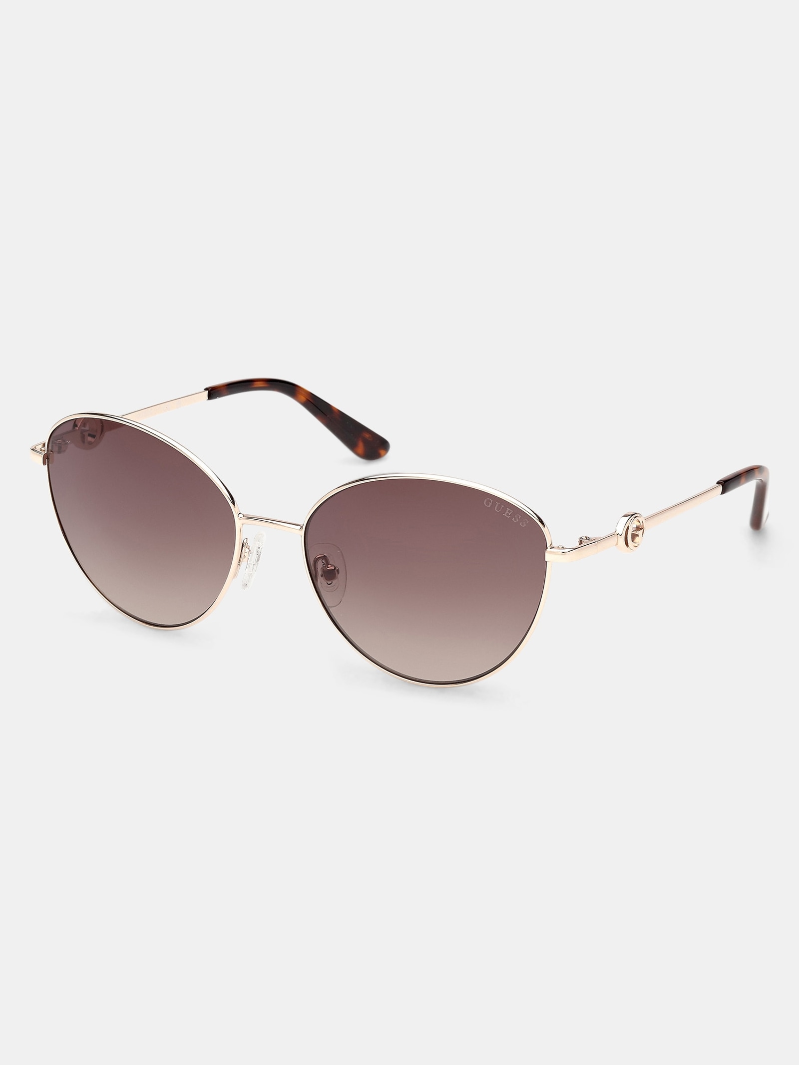 Guess Ronde Zonnebrillen for women in goud