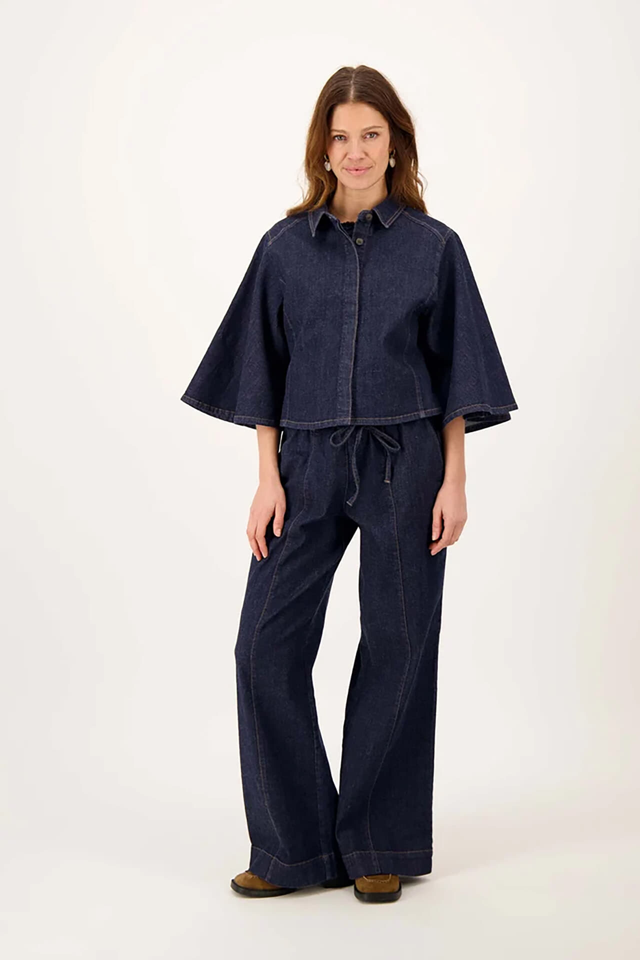 Zusss Blouse Jeans donker dames