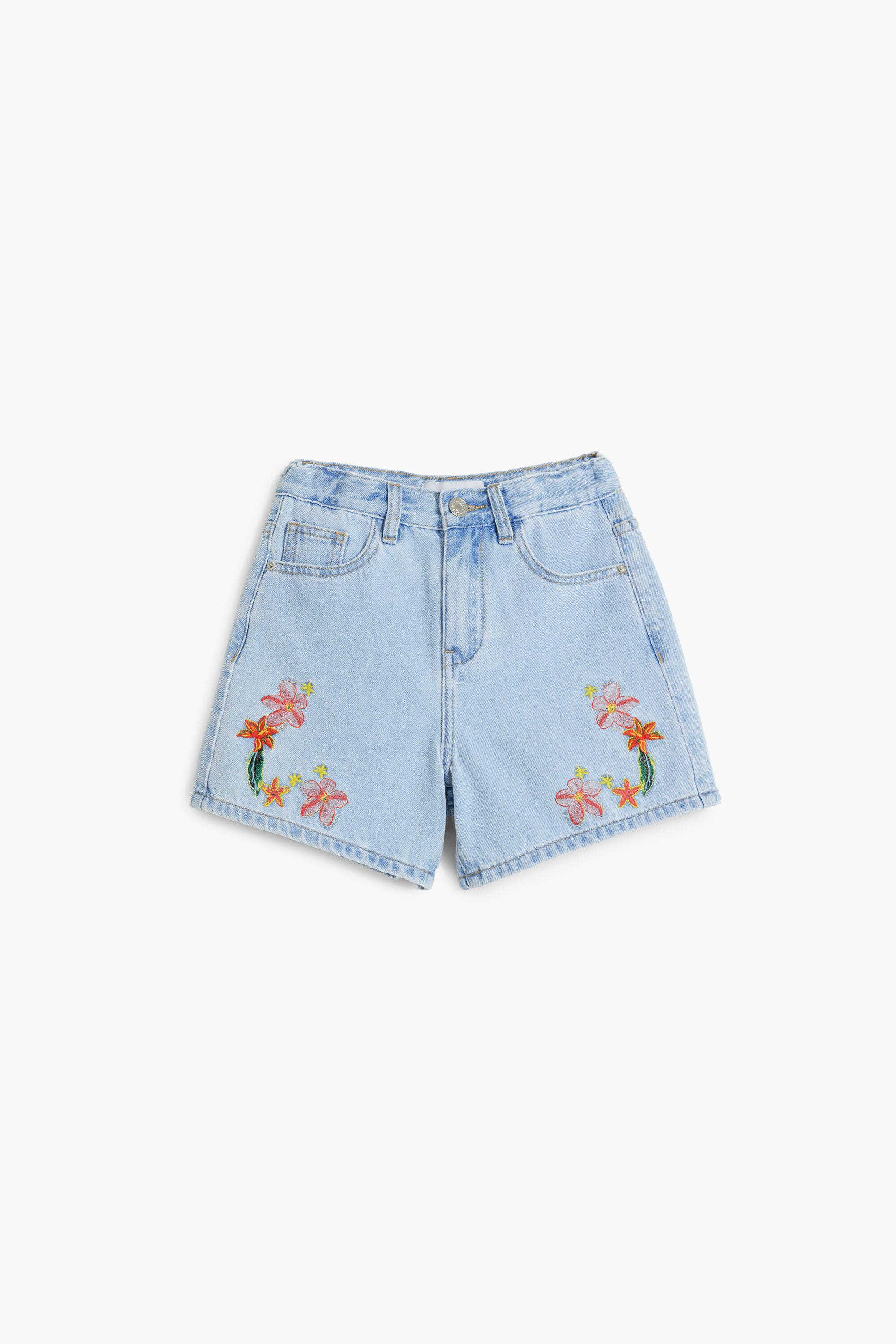 Desigual Bedrukte denim broek