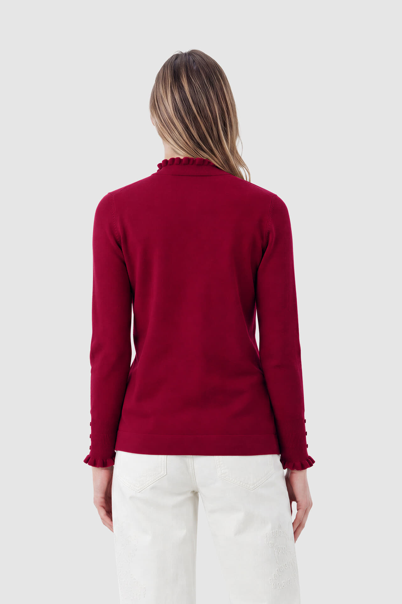 Bloomings Trui Bordeaux Rood dames