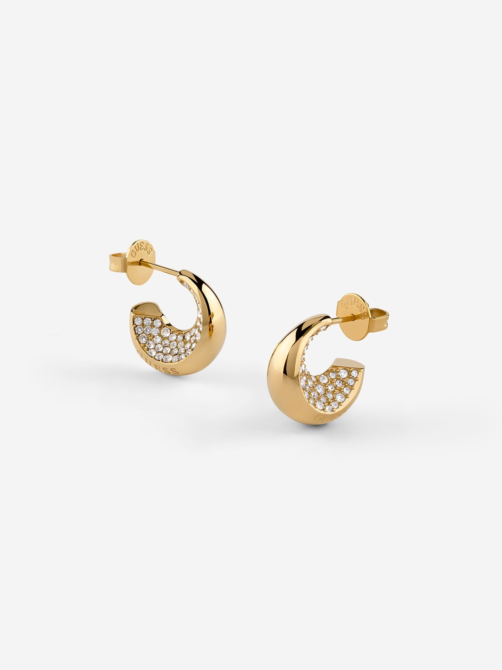 Guess Moon Drops Oorbellen in goud