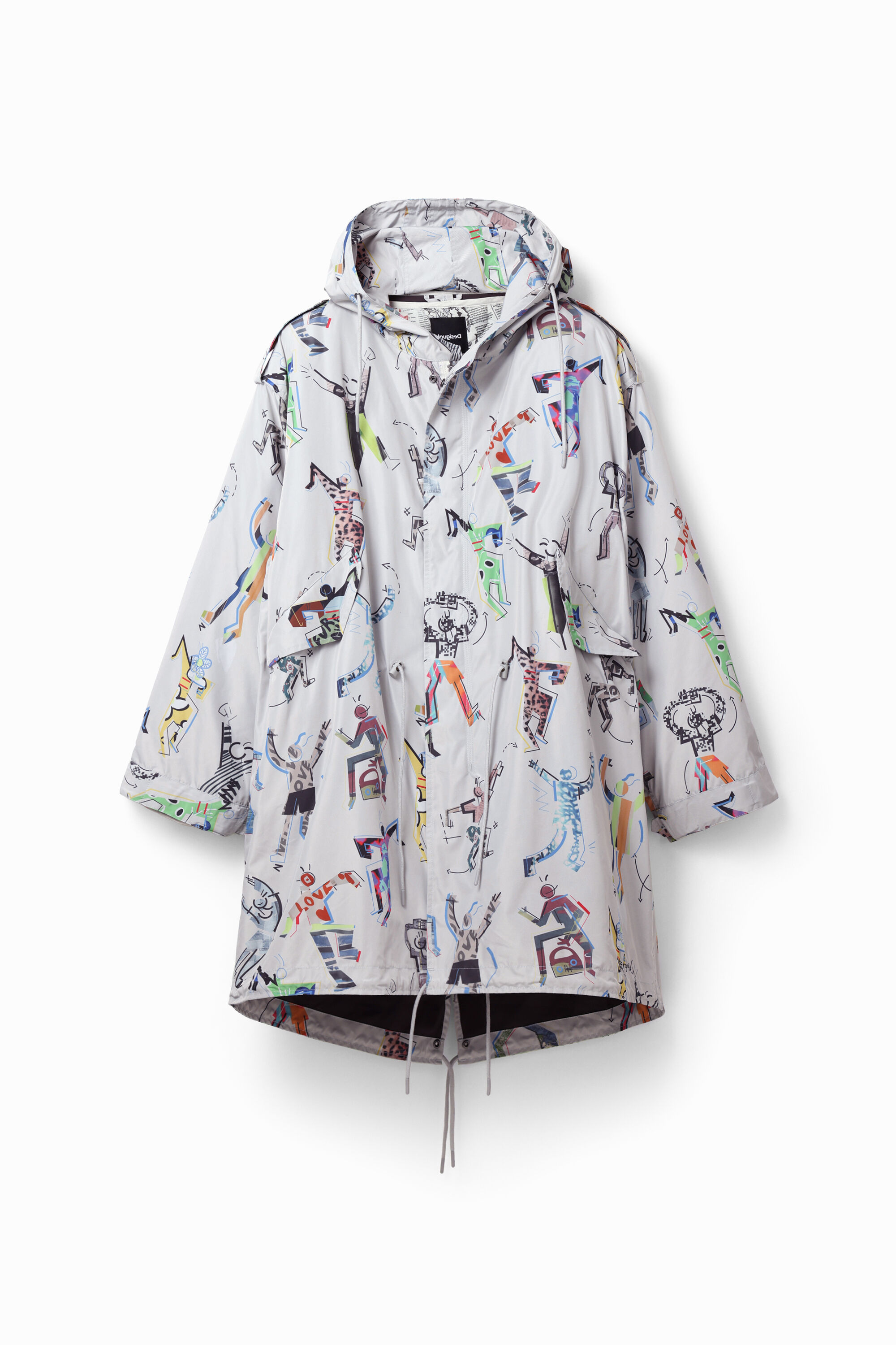 Desigual Oversized arty parka
