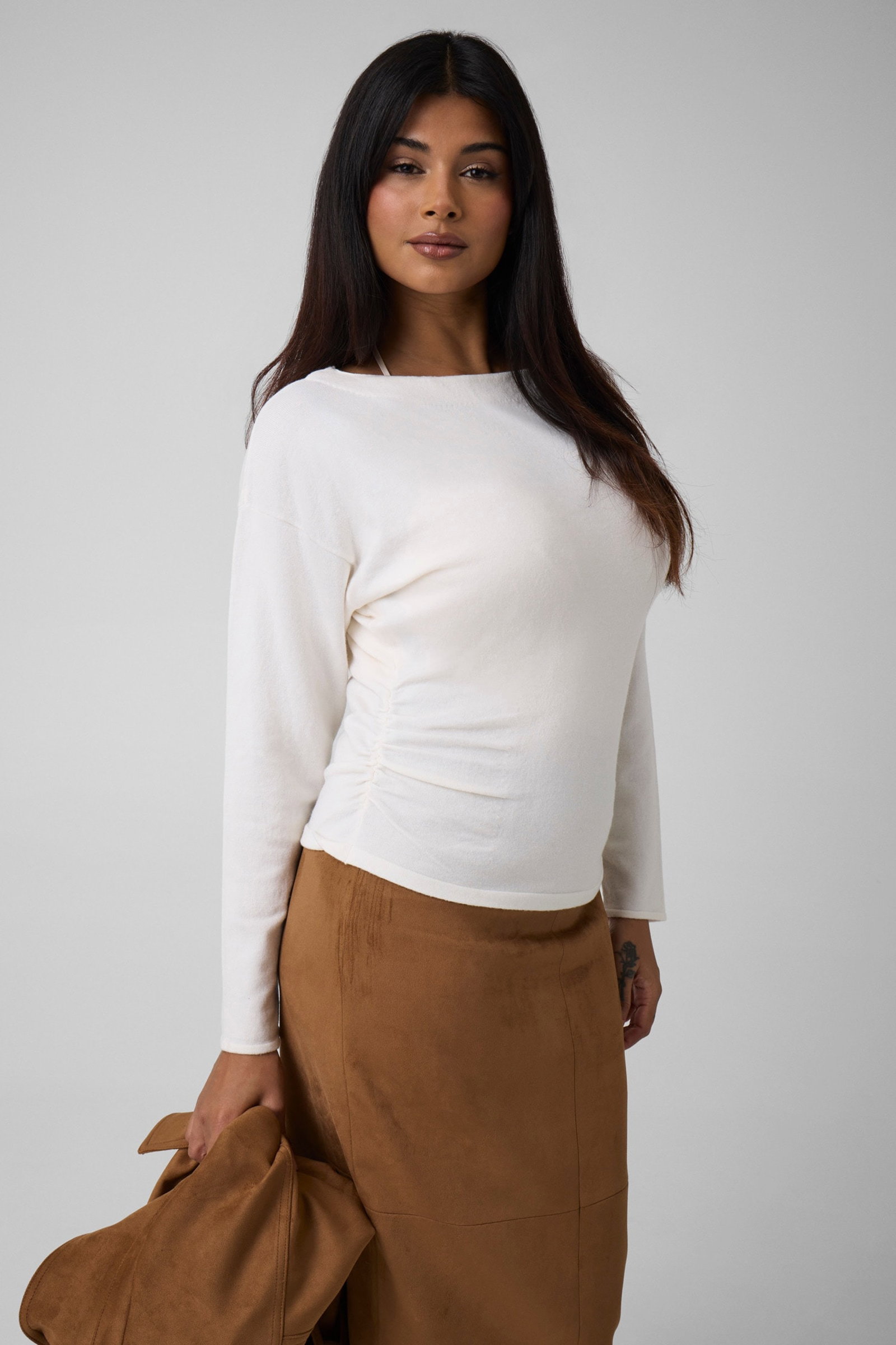 Guess Marciano Gebreide Top in wit