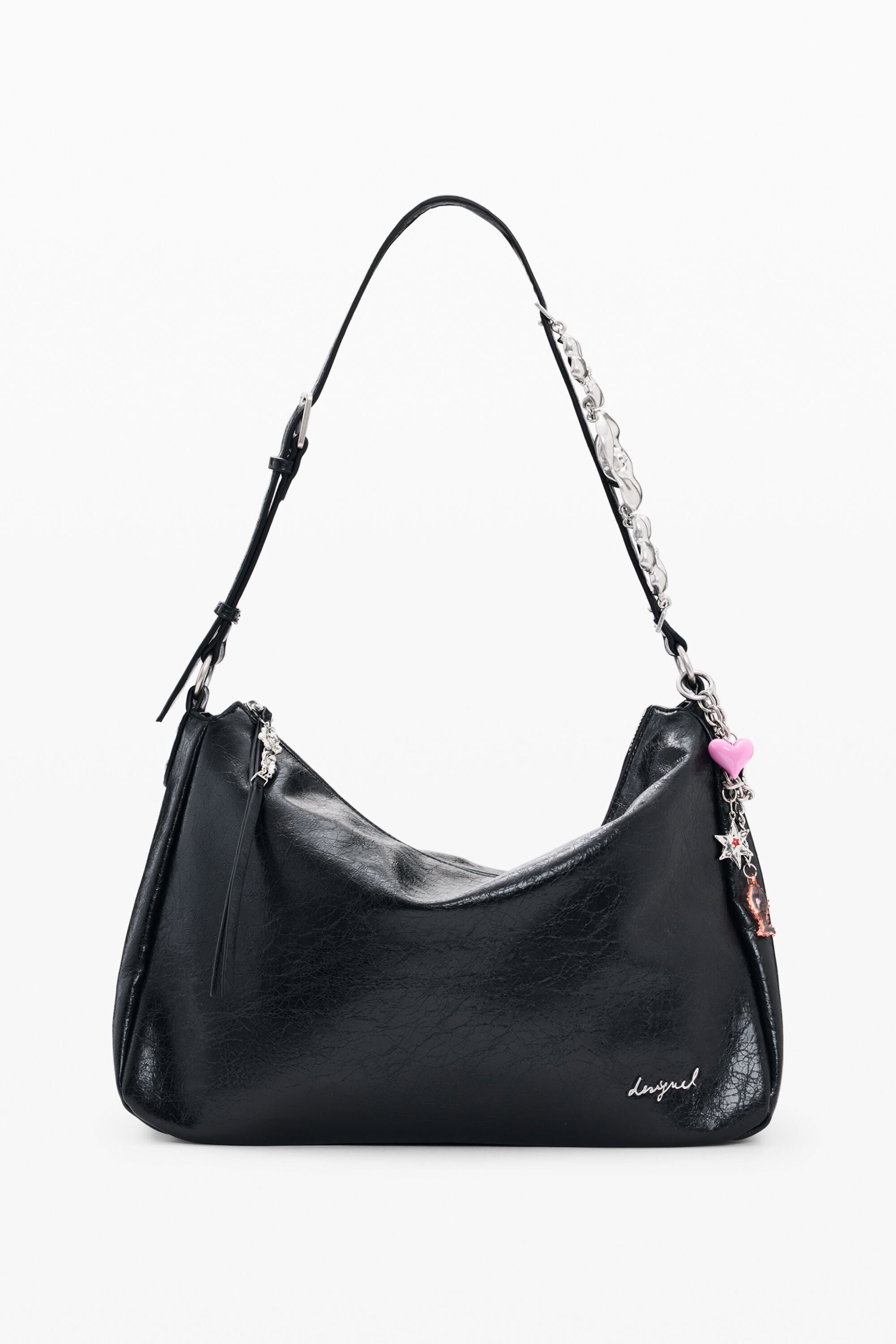 Desigual Vierkante tas met leerlook
