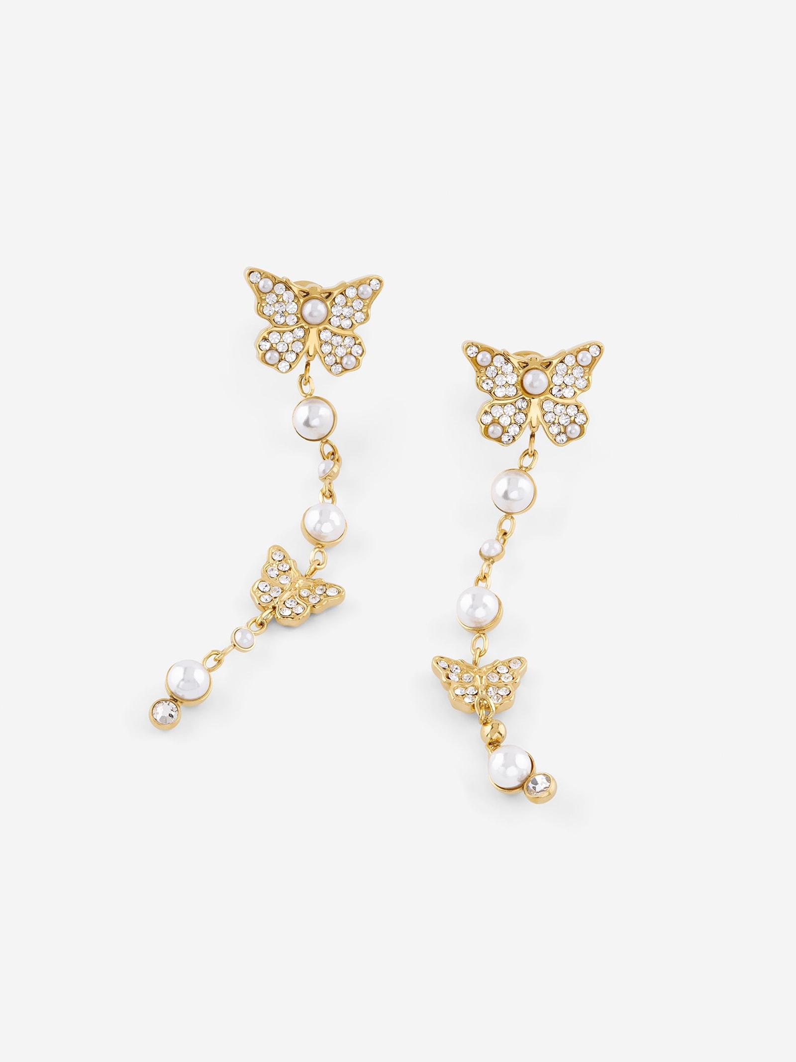 Guess Borboleta Oorbellen in goud