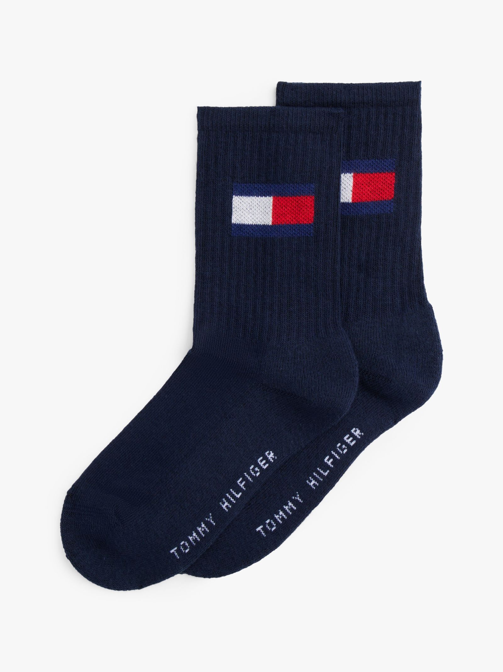Tommy Hilfiger Set van 2 paar sokken met vlag in marine