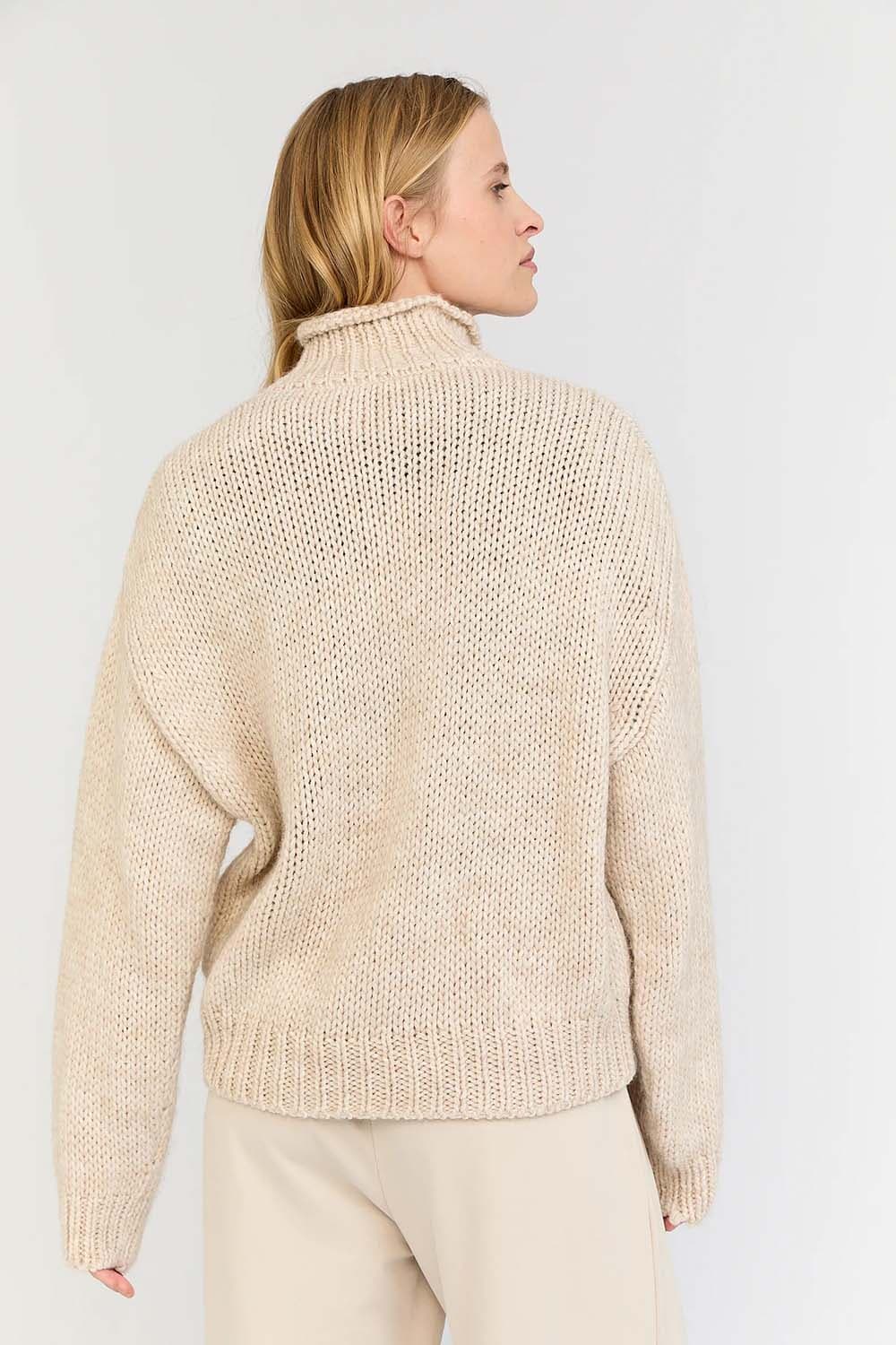 Moscow Trui Bonnie Beige dames
