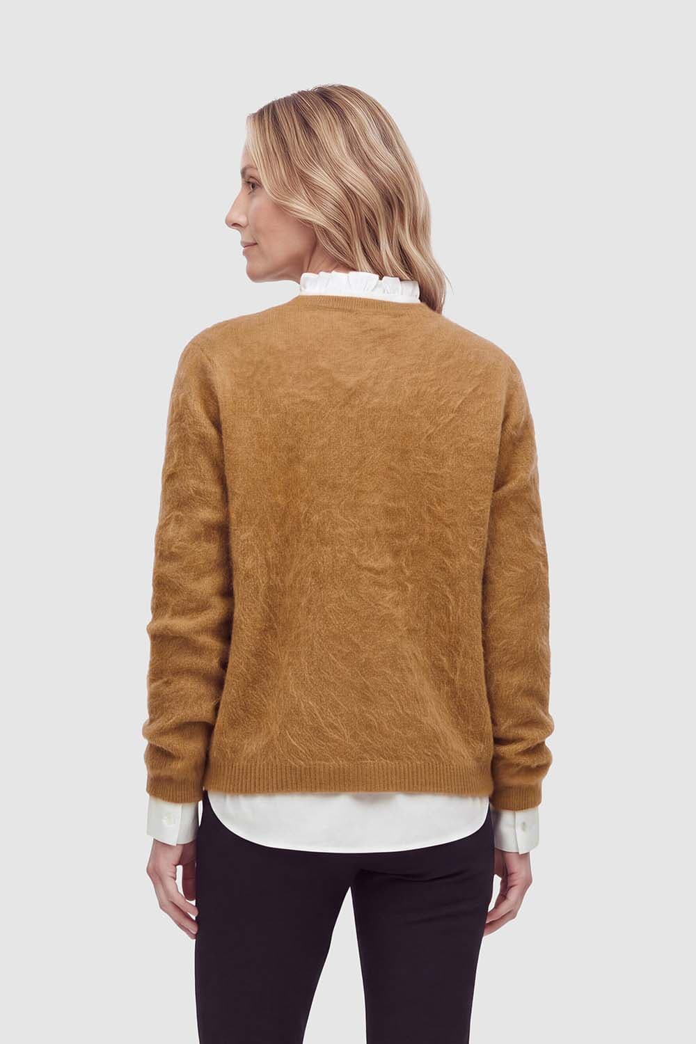 J’amu Vest Senna Camel dames