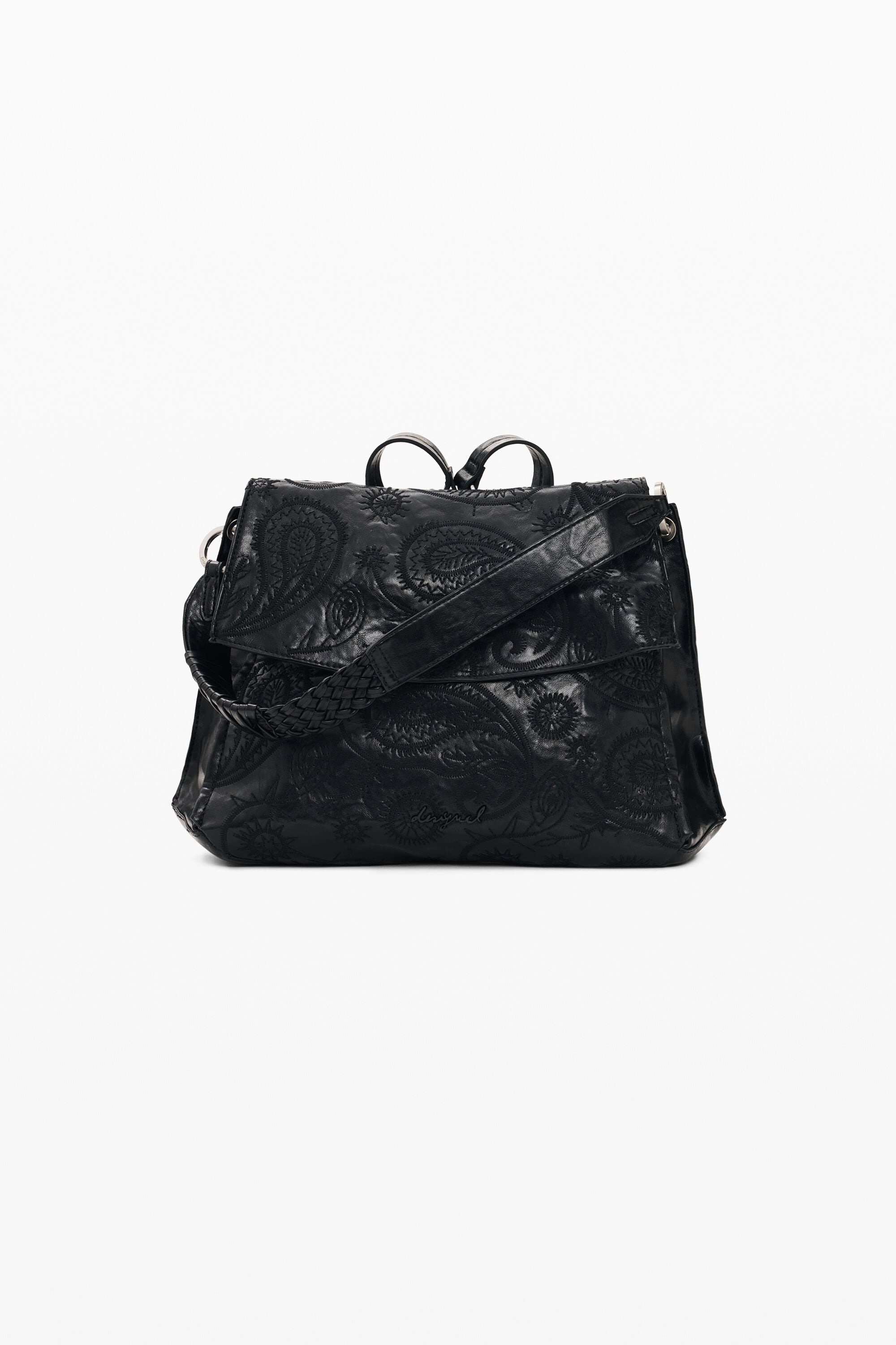 Desigual Middelgrote paisley-rugzak