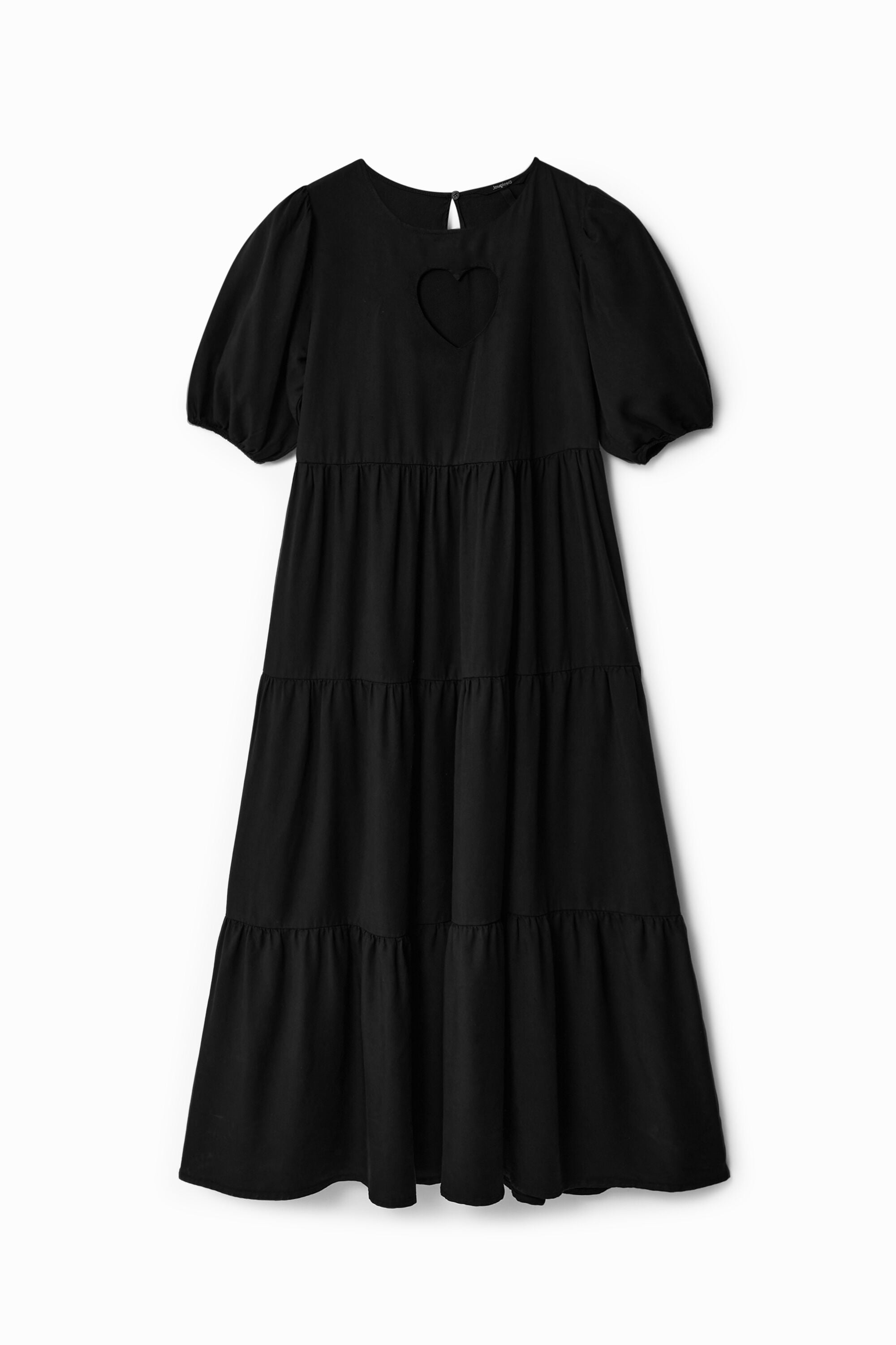 Desigual Midi-jurk met hart in zwart