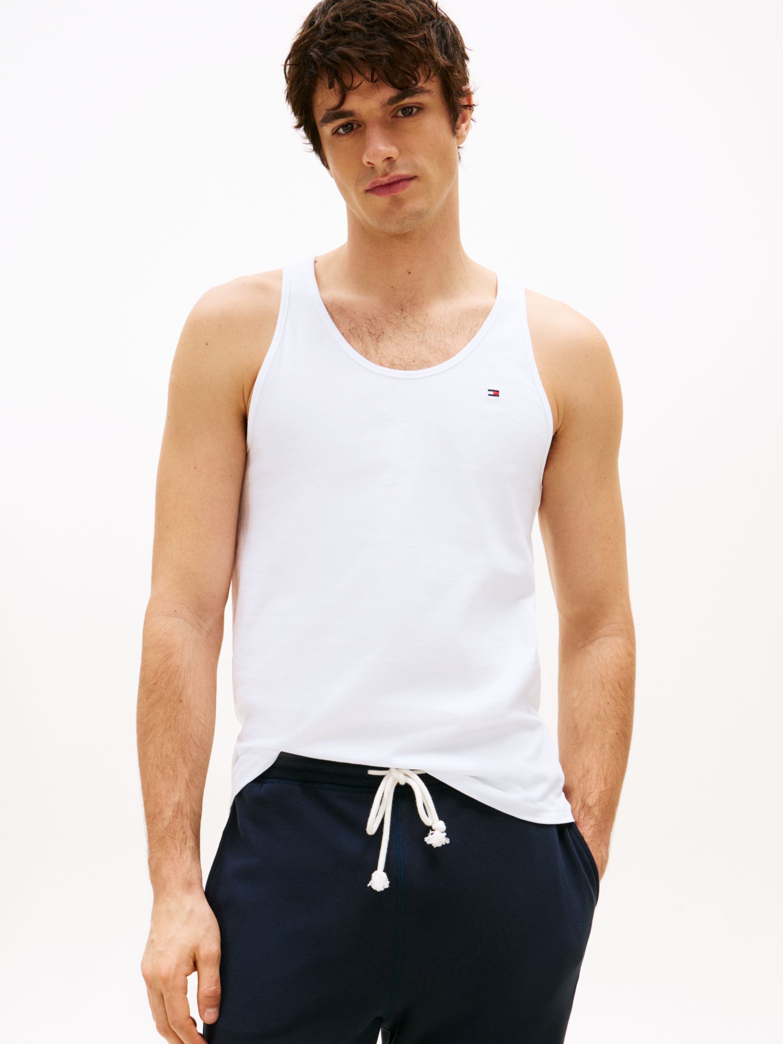 Tommy Hilfiger Set van 3 Signature tanktops met ronde hals