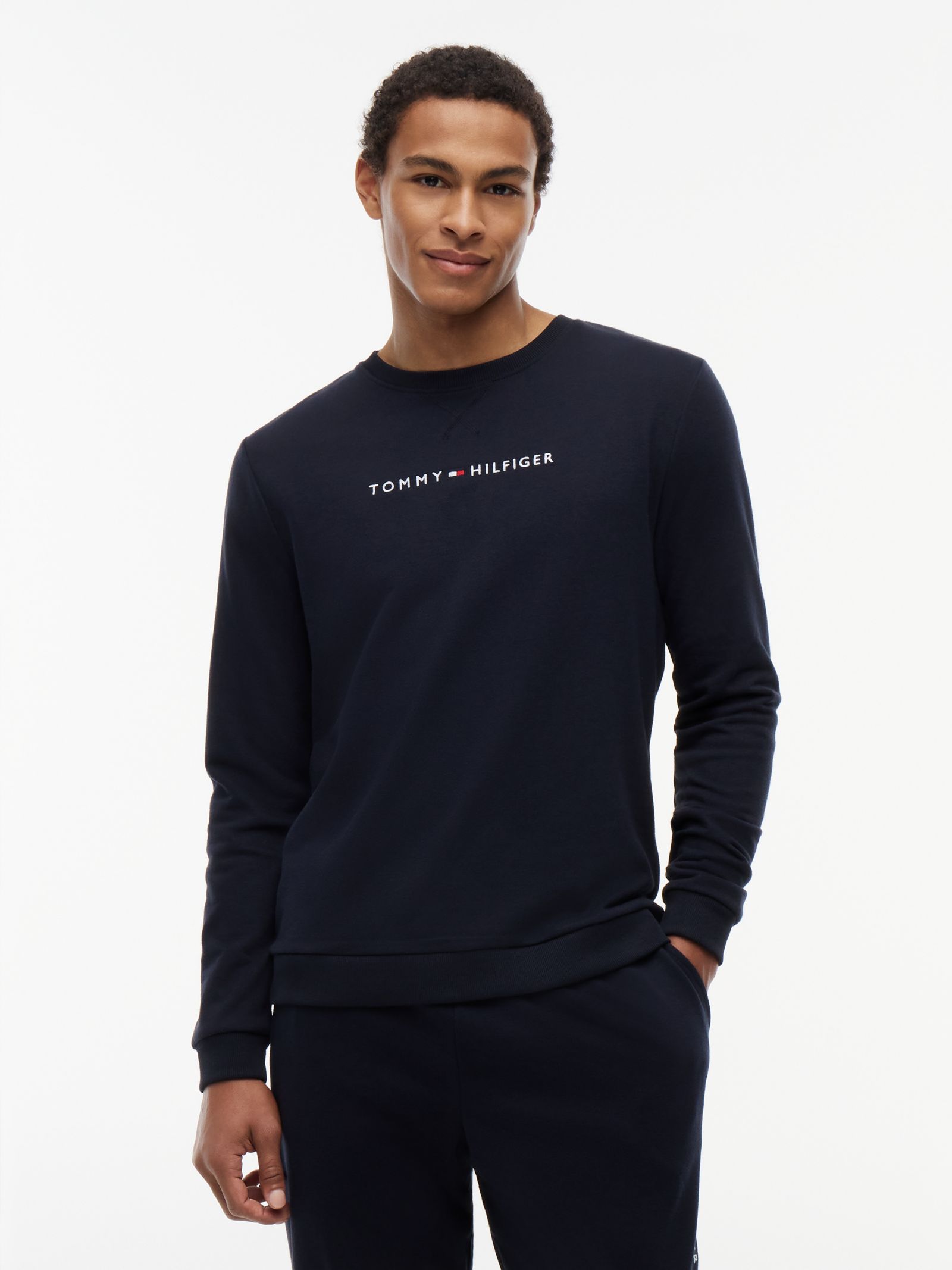 Tommy Hilfiger TH Original loungesweatshirt van French terry in marine