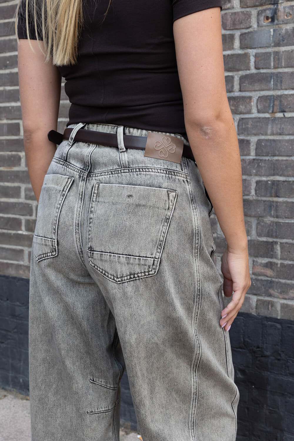 Para Mi Jeans Olivia Pocket Grijs dames