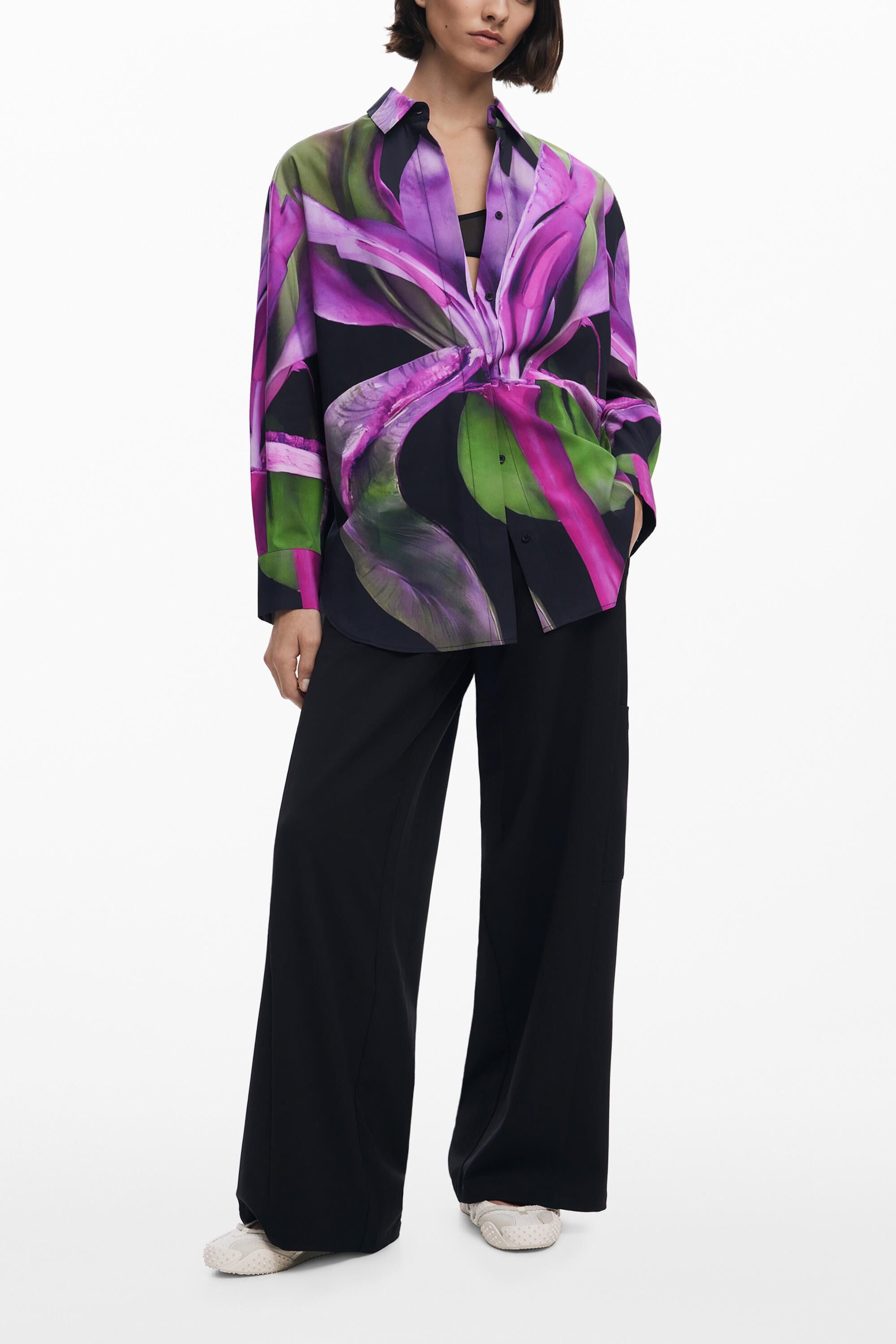 Desigual Overhemd ontworpen door Mr. Christian Lacroix for women in multicolor