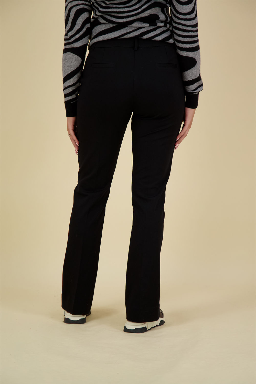 Para Mi Broek Noor City Punto Zwart dames