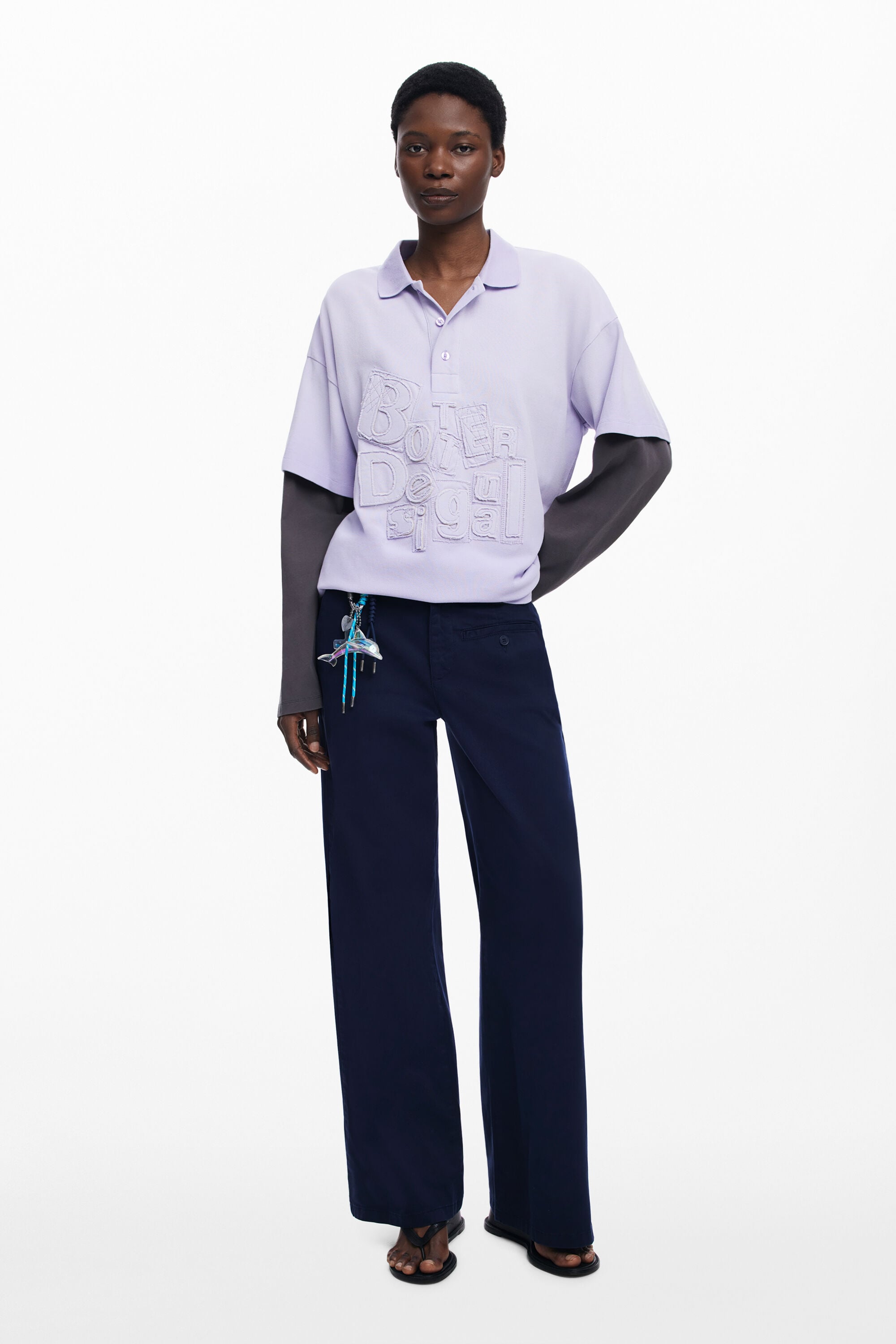 Desigual Rechte broek Botter
