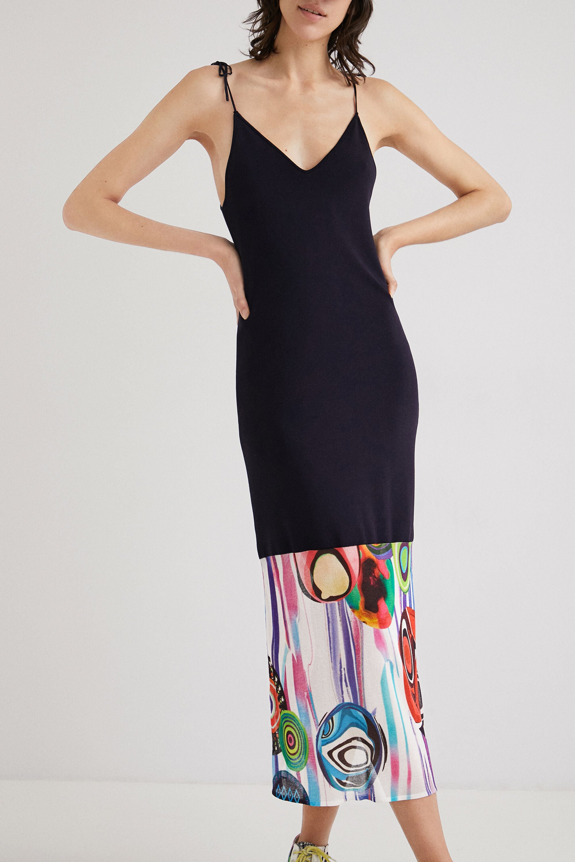 Desigual Jurk met arty zoom