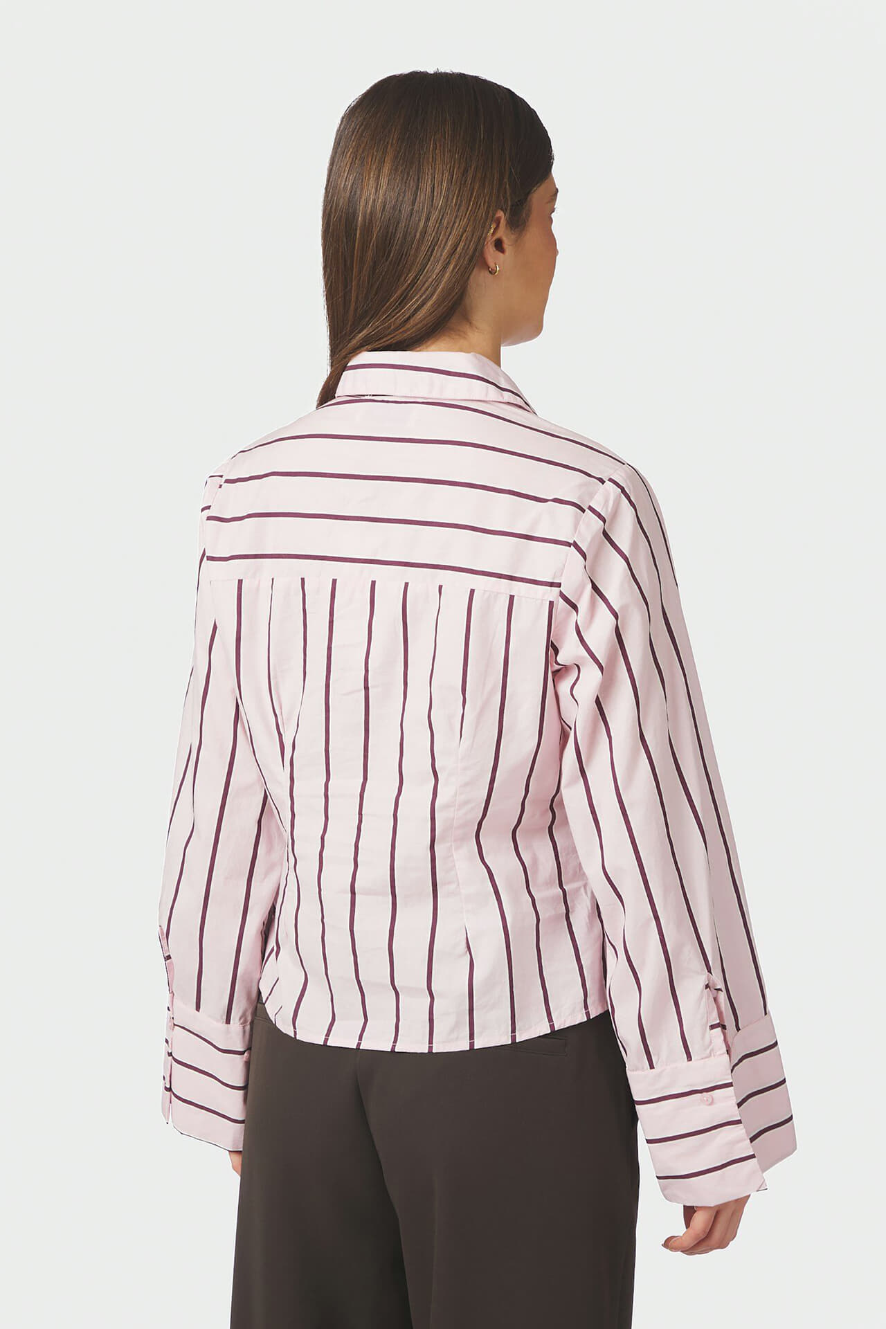Neo Noir Blouse Rosa Wide Stripe Roze dames