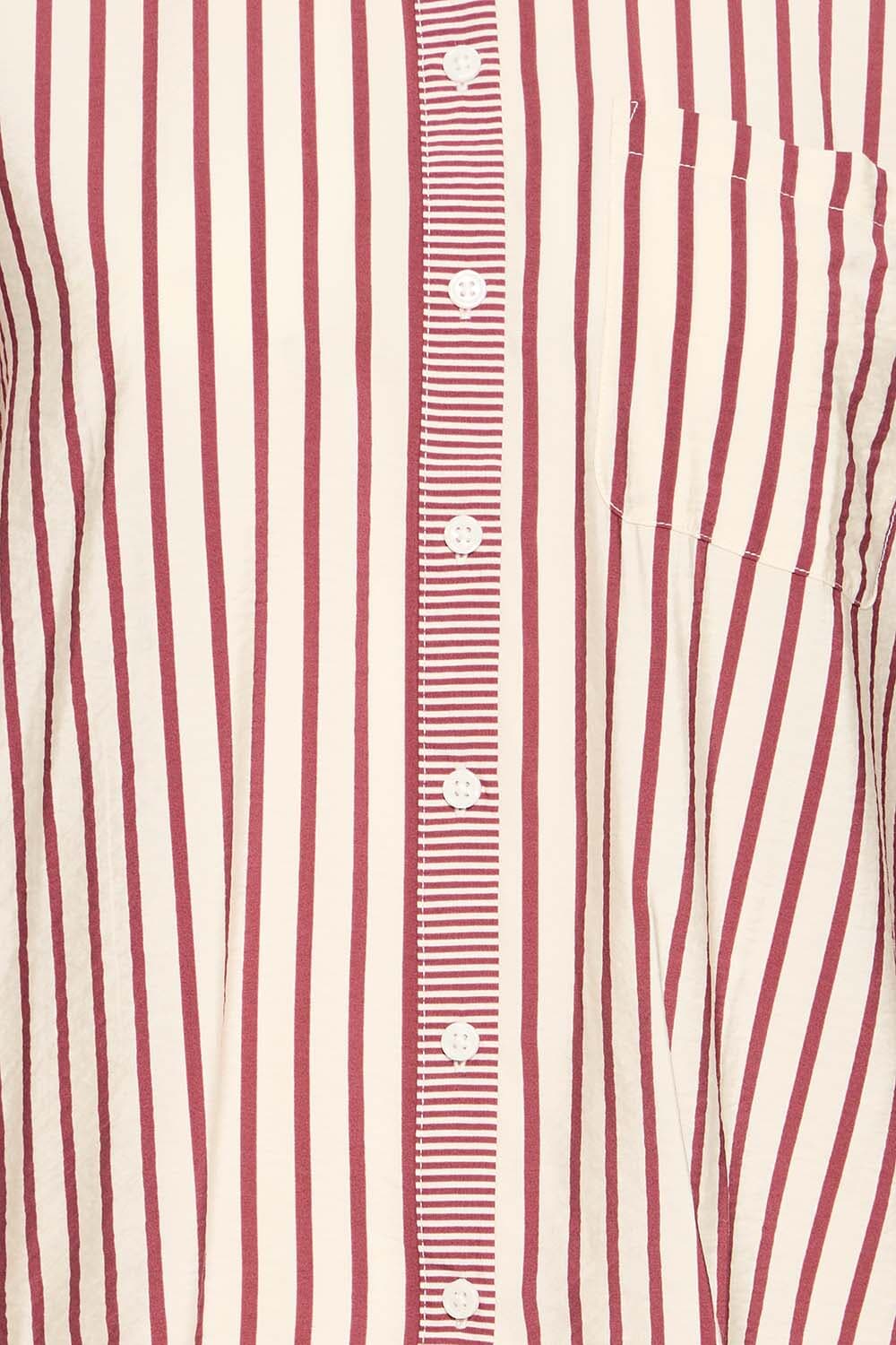 Ichi Blouse Louri SH Rood dames