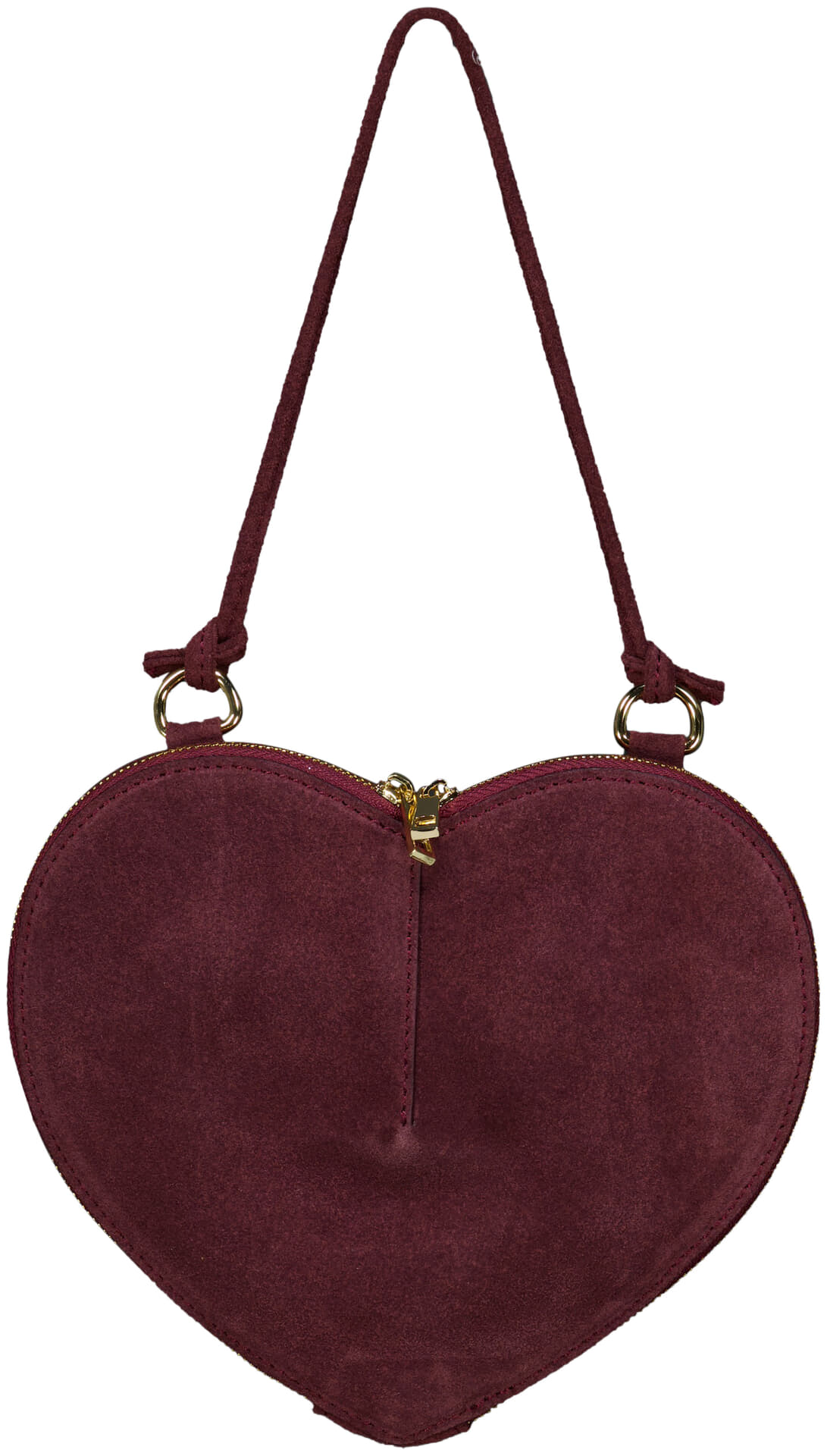 Bomont Tas Lamour Suede Bordeaux Rood dames