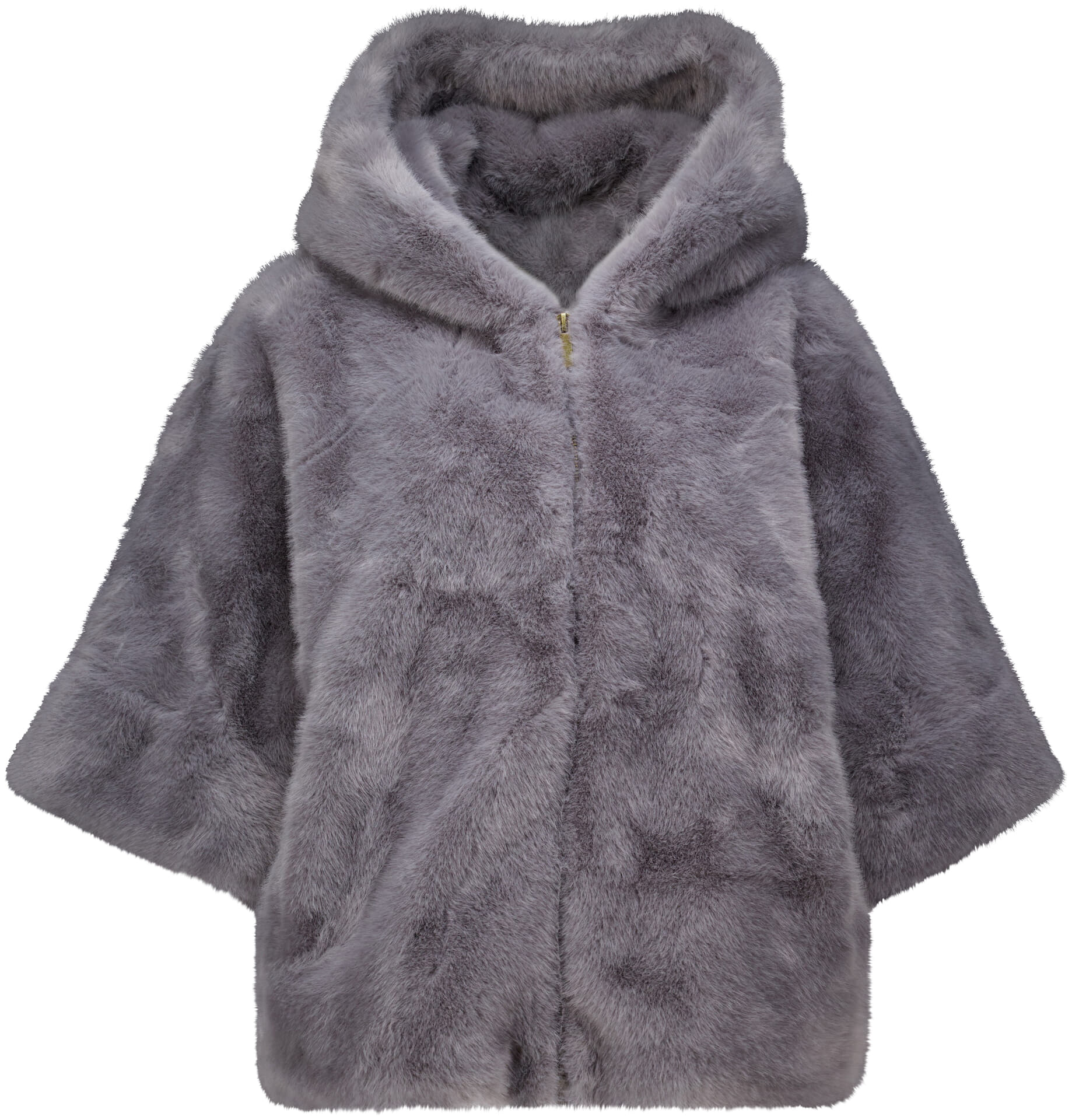 Bomont Poncho Celia Grijs dames