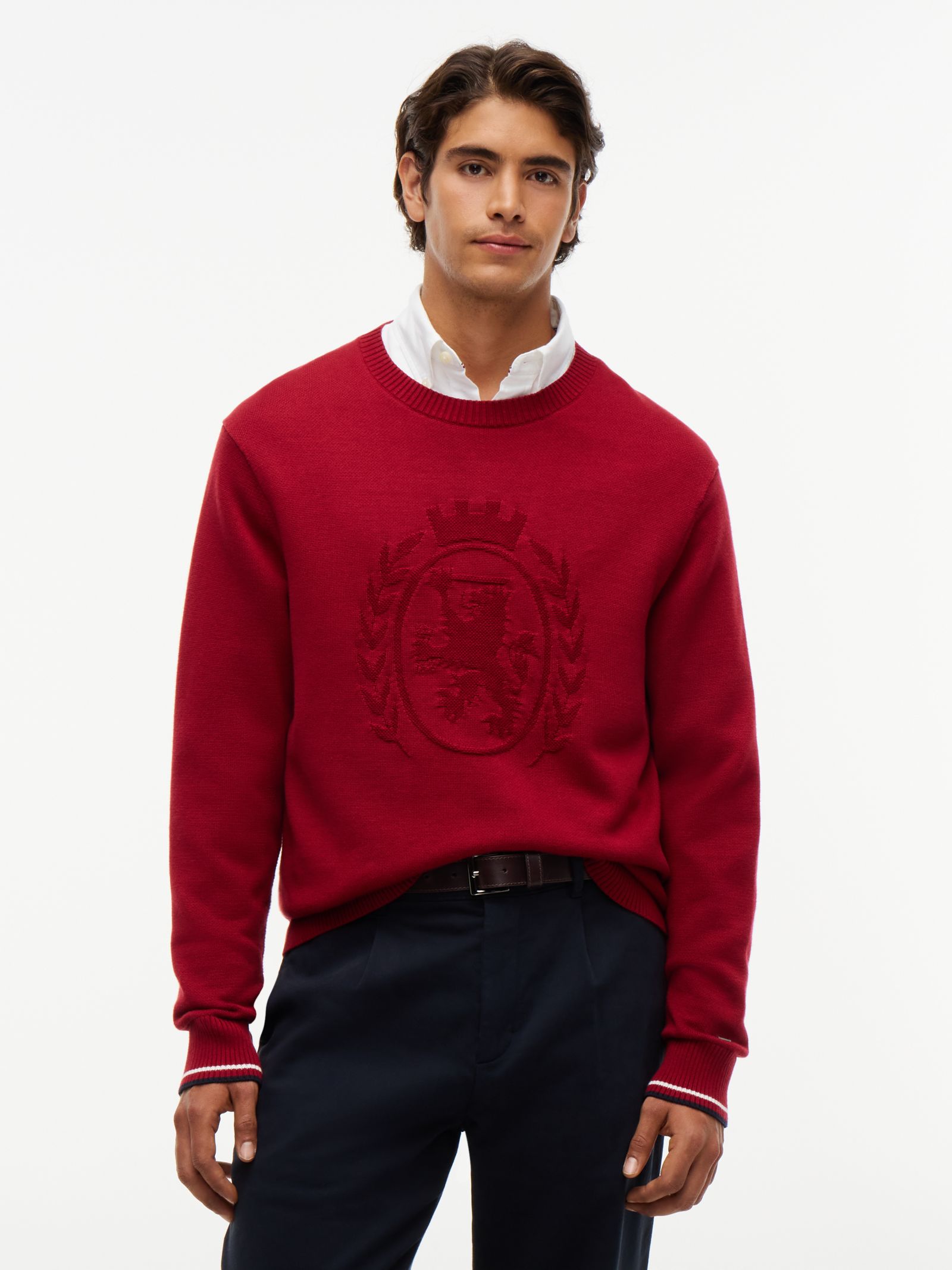 Tommy Hilfiger New York Label trui van lyocellmix