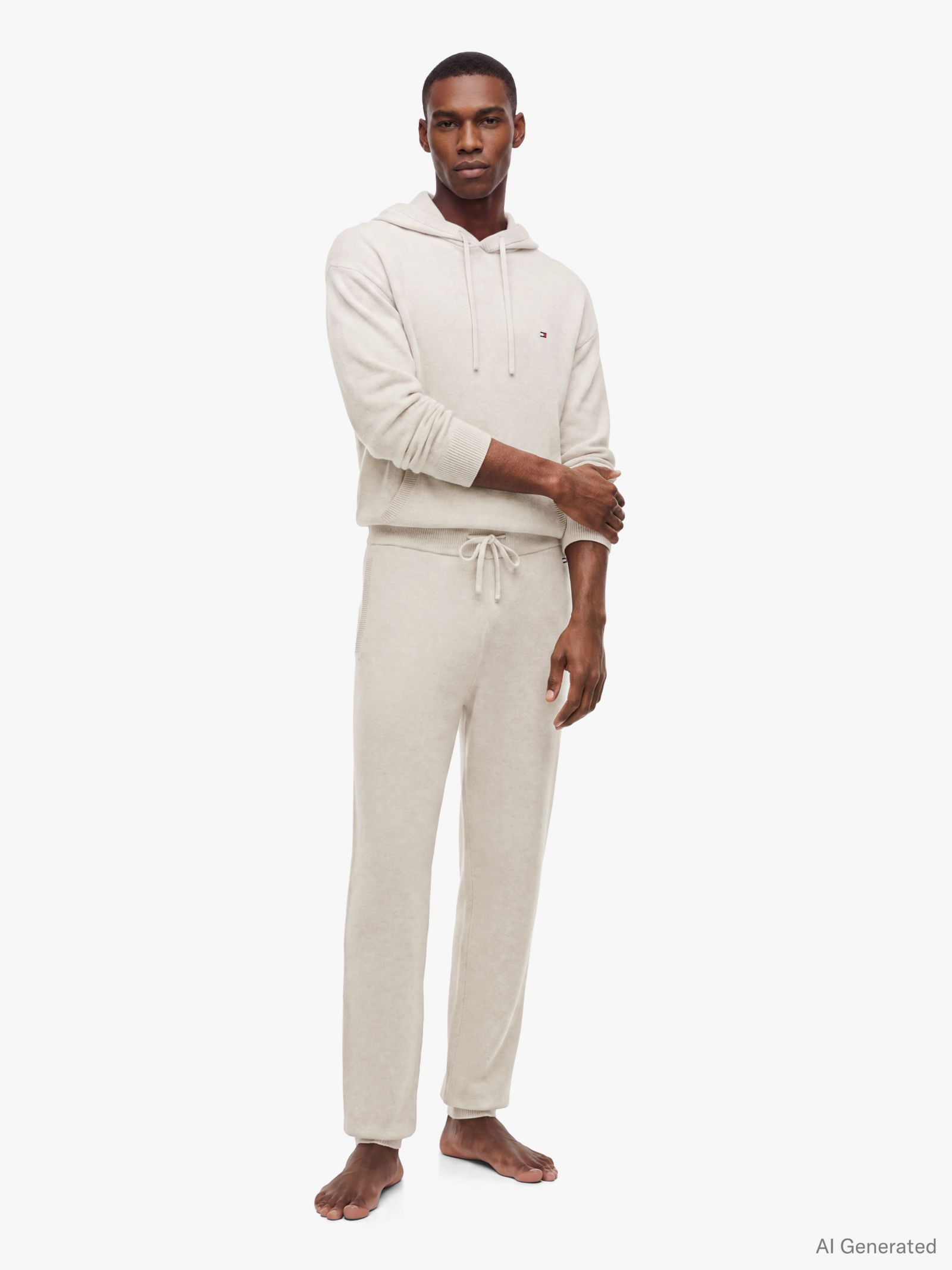 Tommy Hilfiger TH Original gebreide loungejogger van wolmix