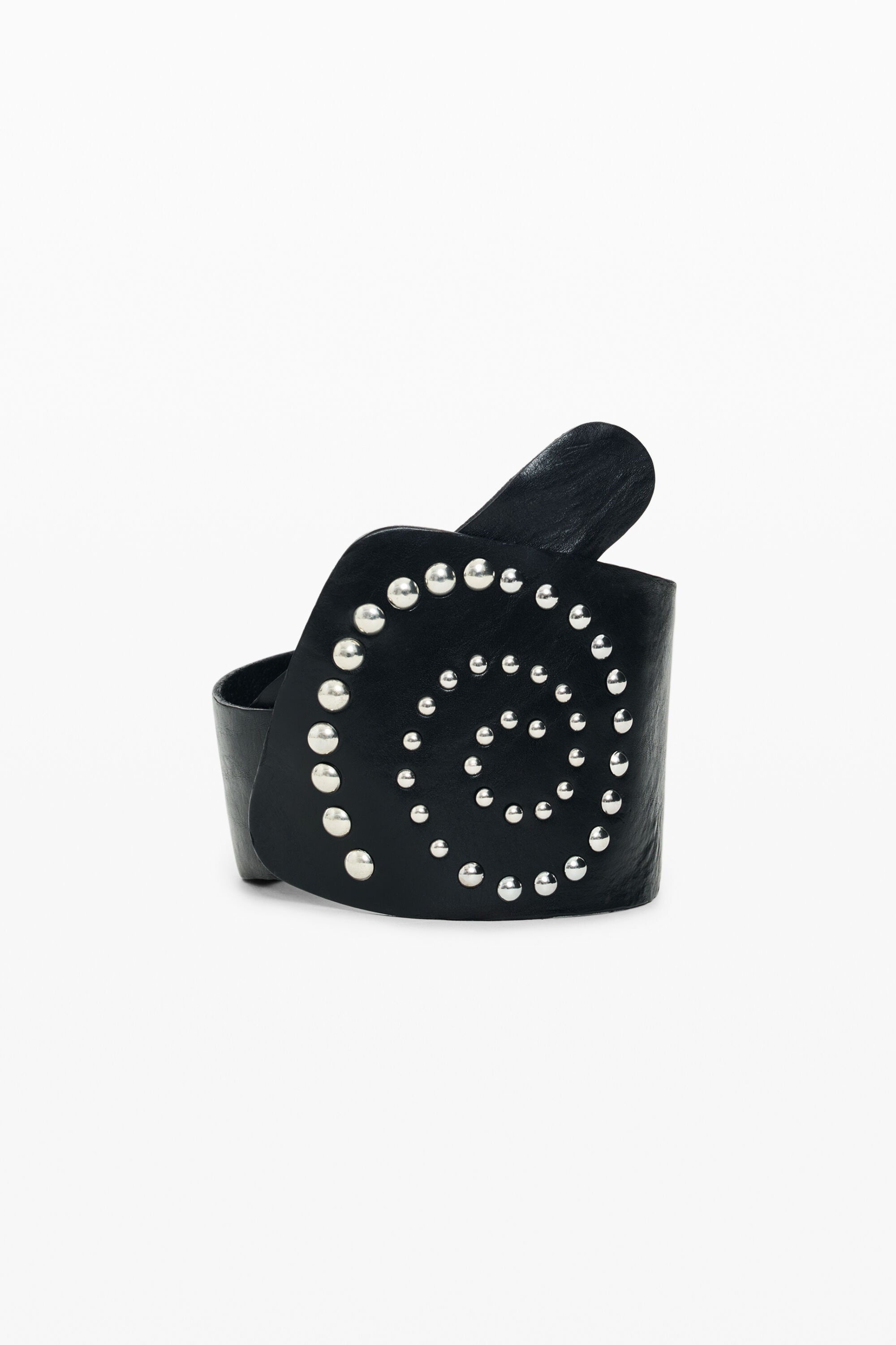 Desigual Spiraalriem met studs van leer