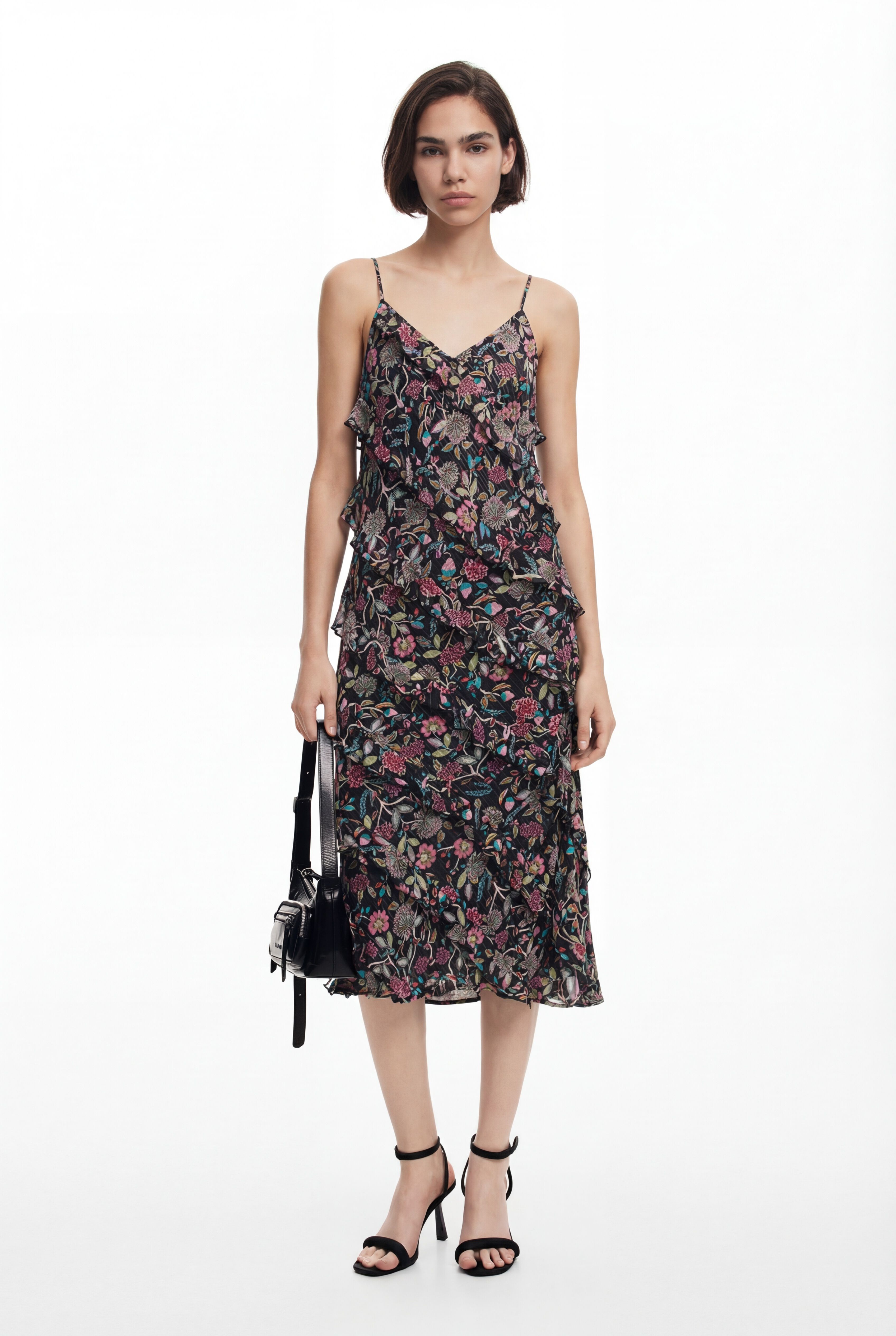 Desigual Midijurk met ruches