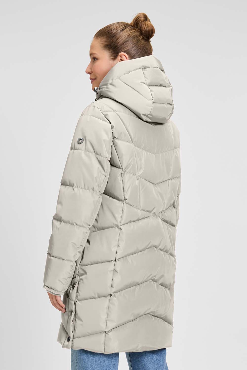 Covered Jas Adele Beige dames