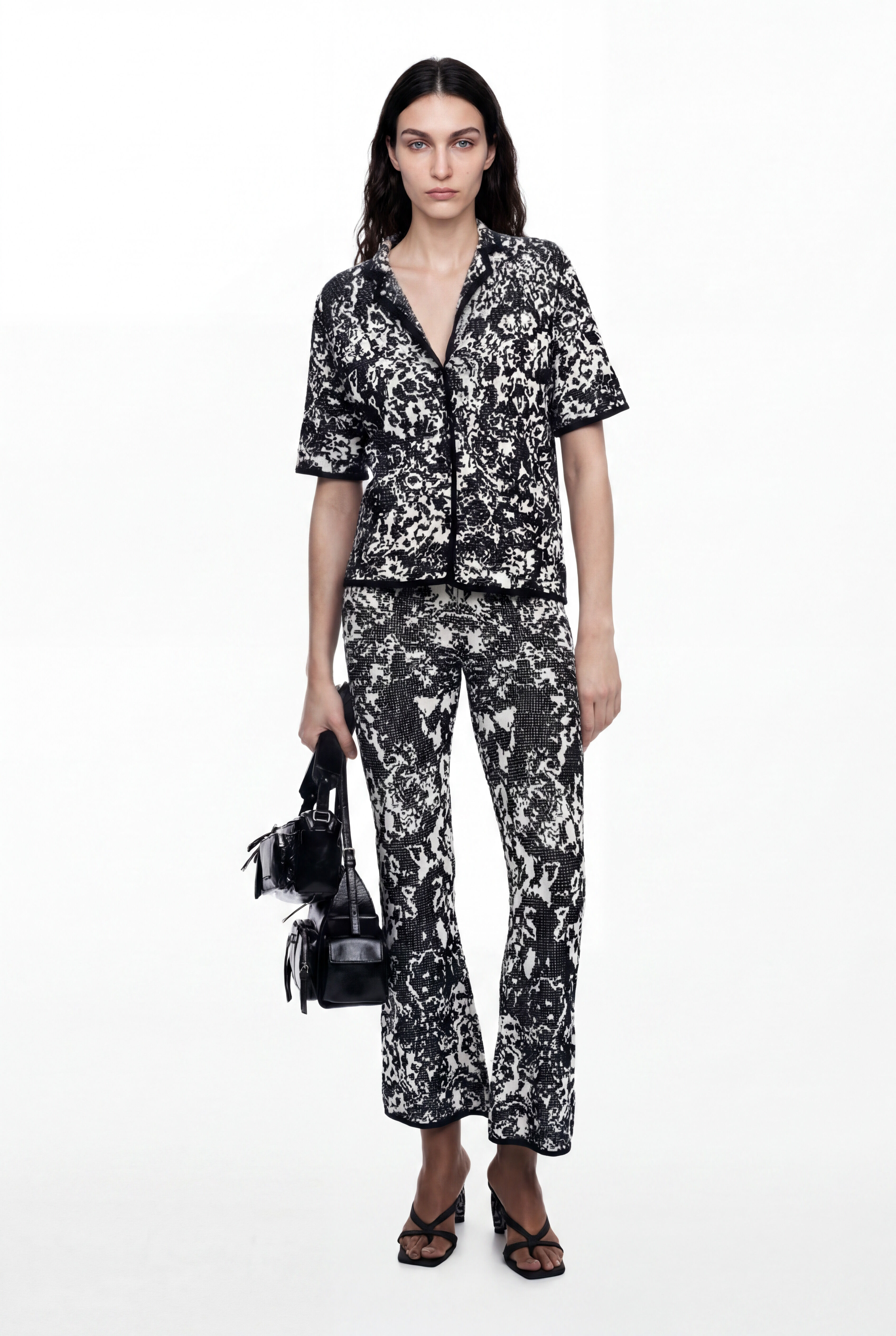 Desigual Bedrukte lange broek