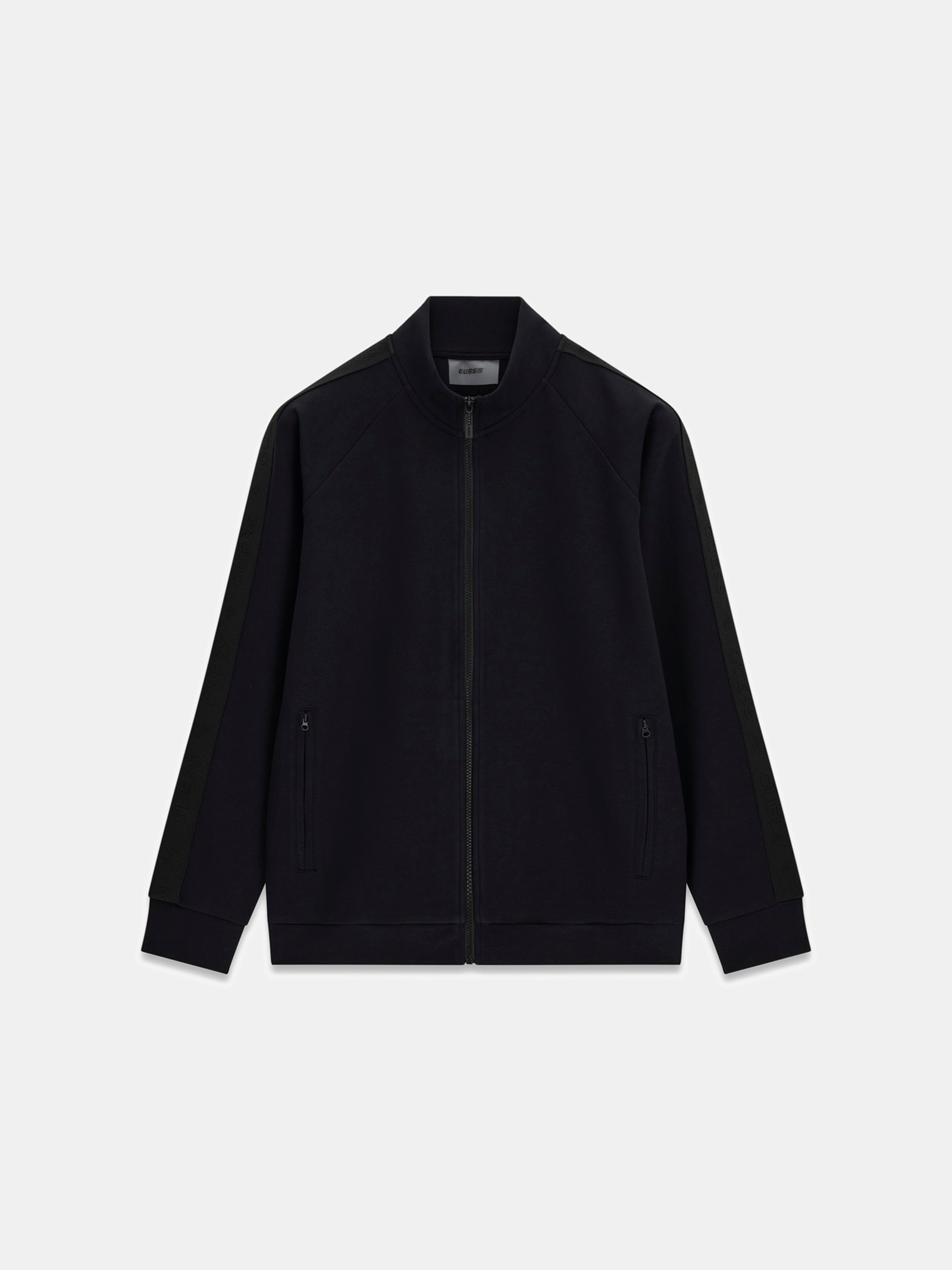 Guess Sweatshirt Met Volledige Rits for men in zwart