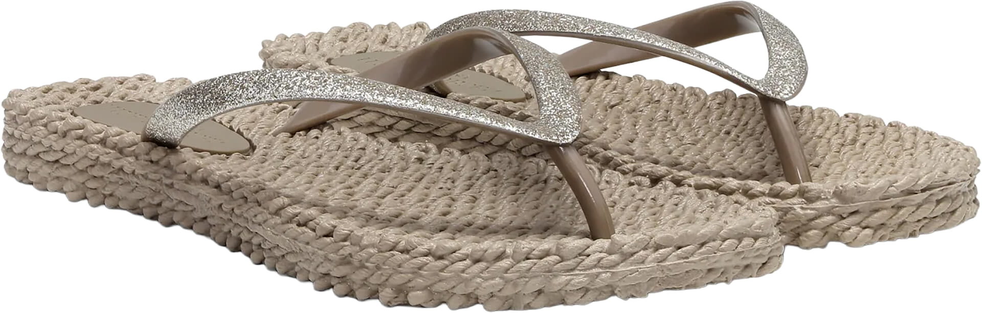 Ilse Jacobsen Teenslipper Glitter Donker Grijs dames