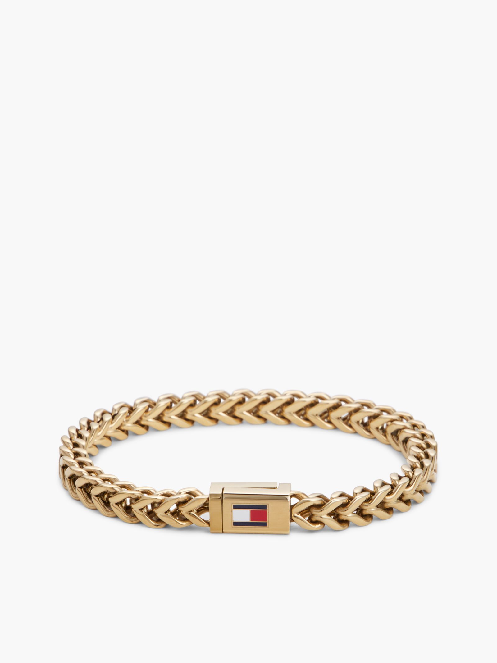 Tommy Jeans vergulde gevlochten armband