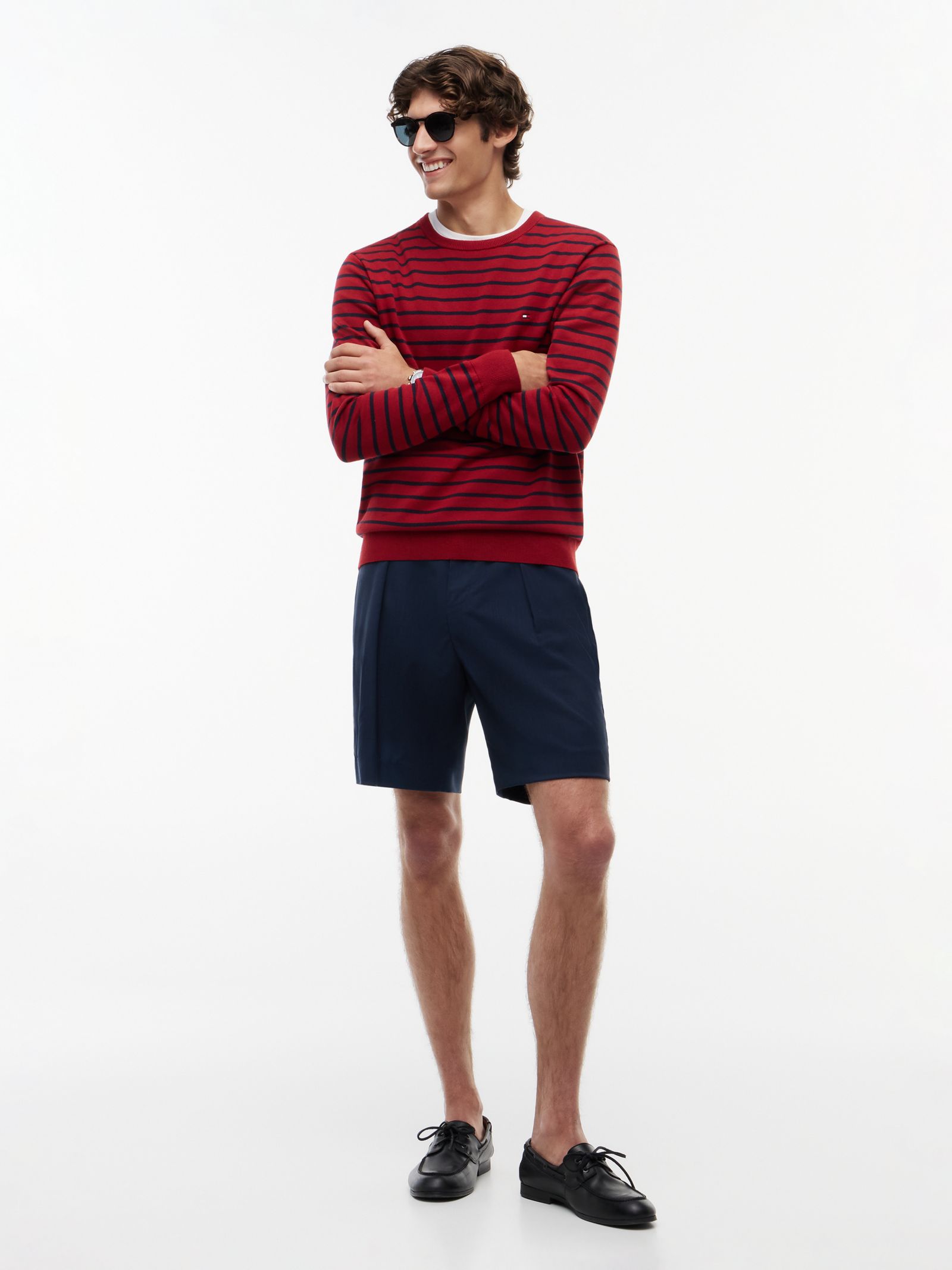 Tommy Hilfiger New York Label Short van zuivere wol