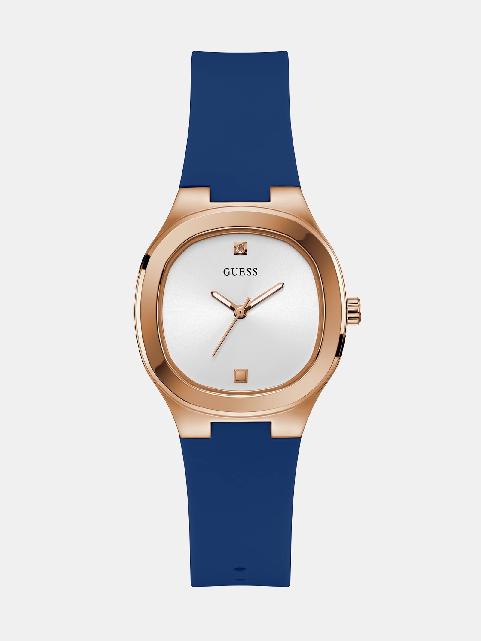 Guess Analoog Siliconen Horloge for women in blauw