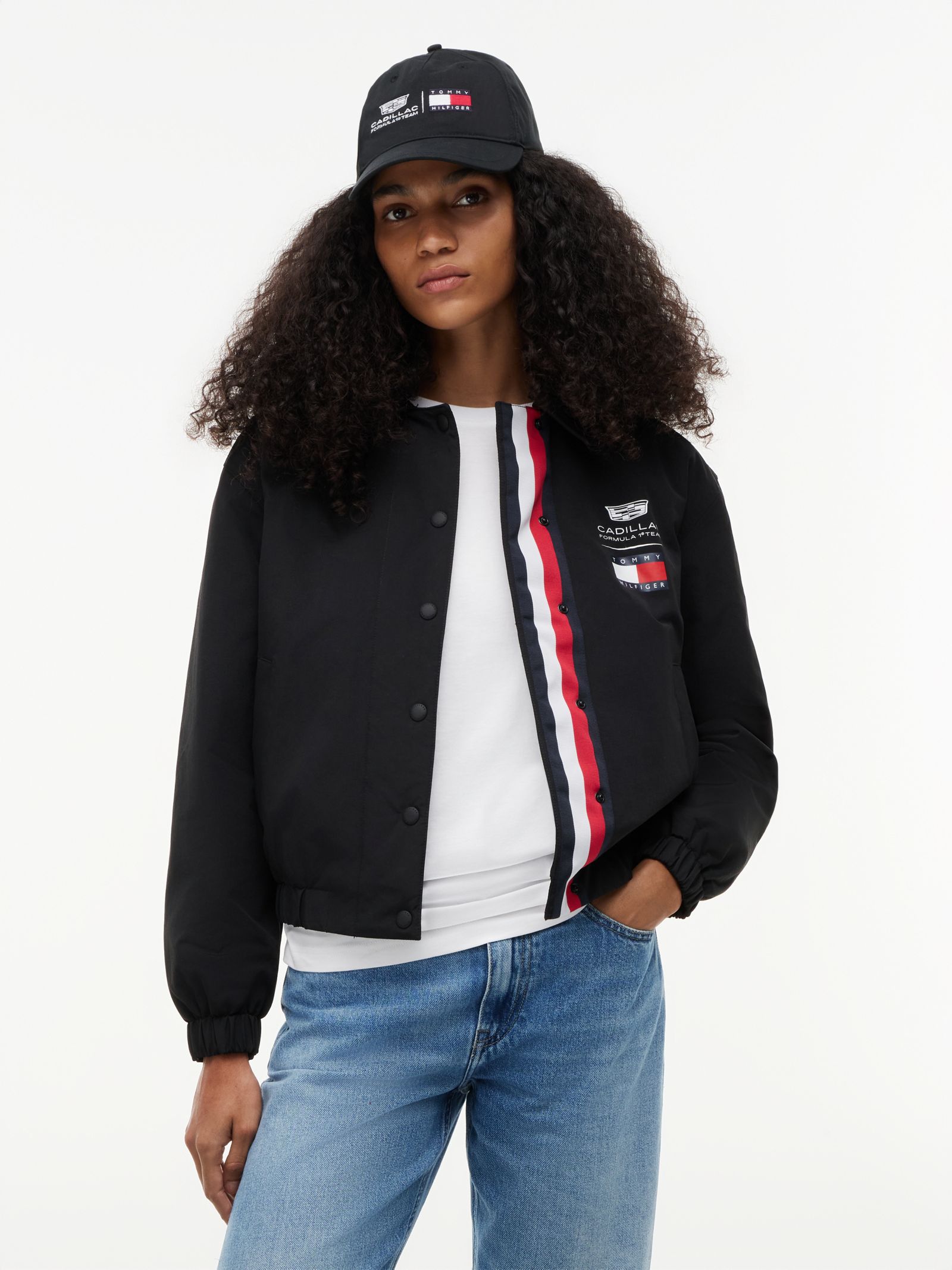 Tommy Hilfiger TH X Cadillac Formula 1® team coach jack met logo