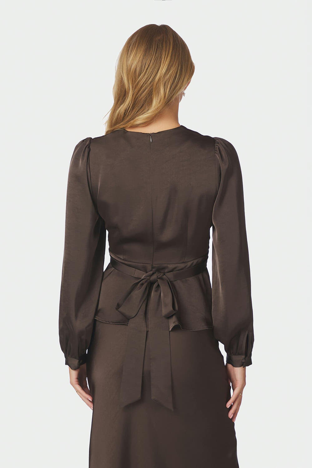 Neo Noir Blouse Rista Donker Bruin dames