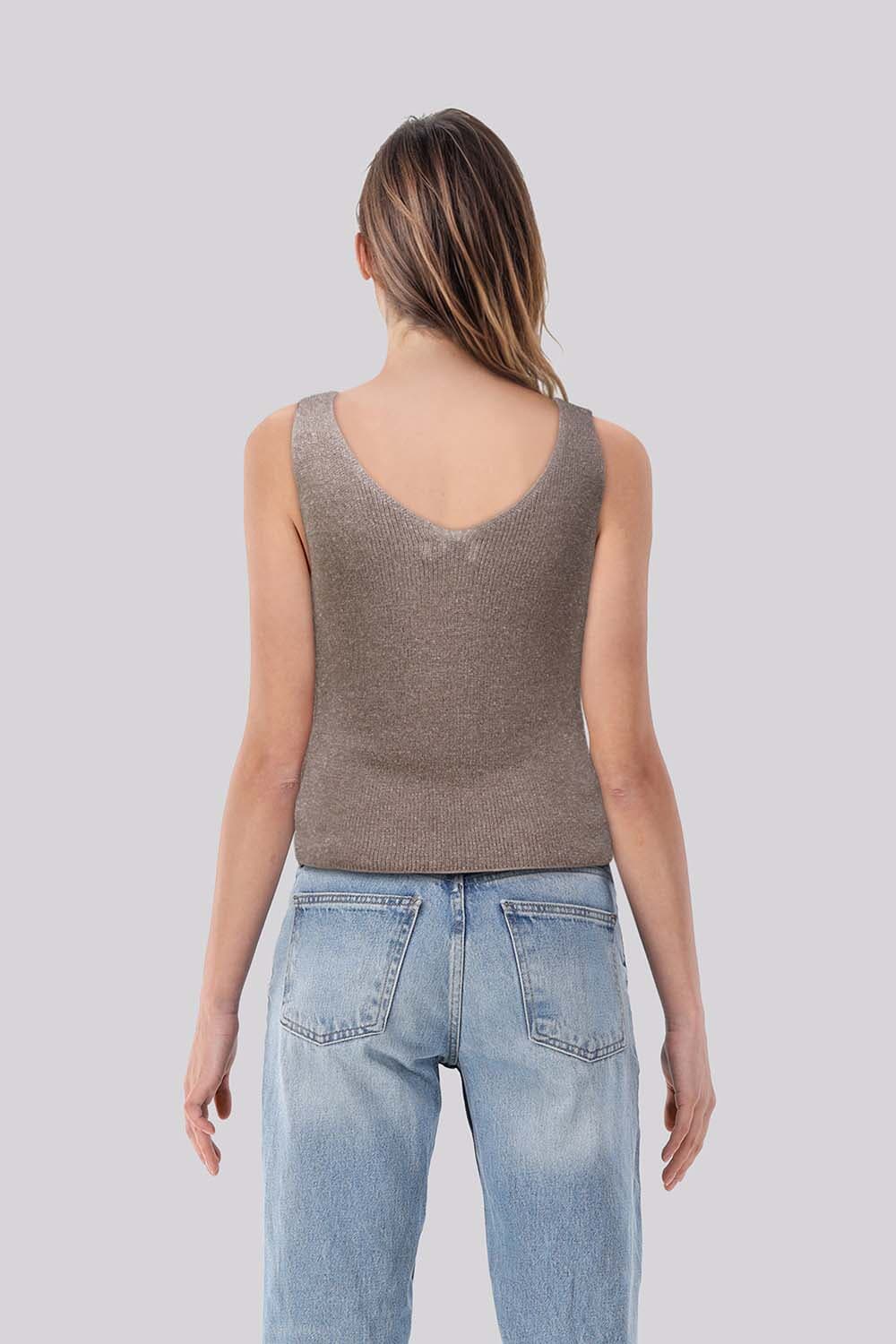 Bomont Top Ros Taupe dames