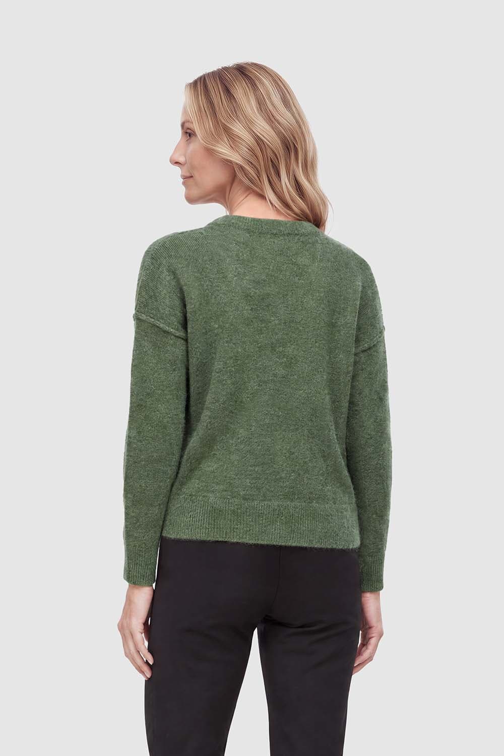Scotch & Soda Scotch & Soda Vest Fuzzy Groen dames